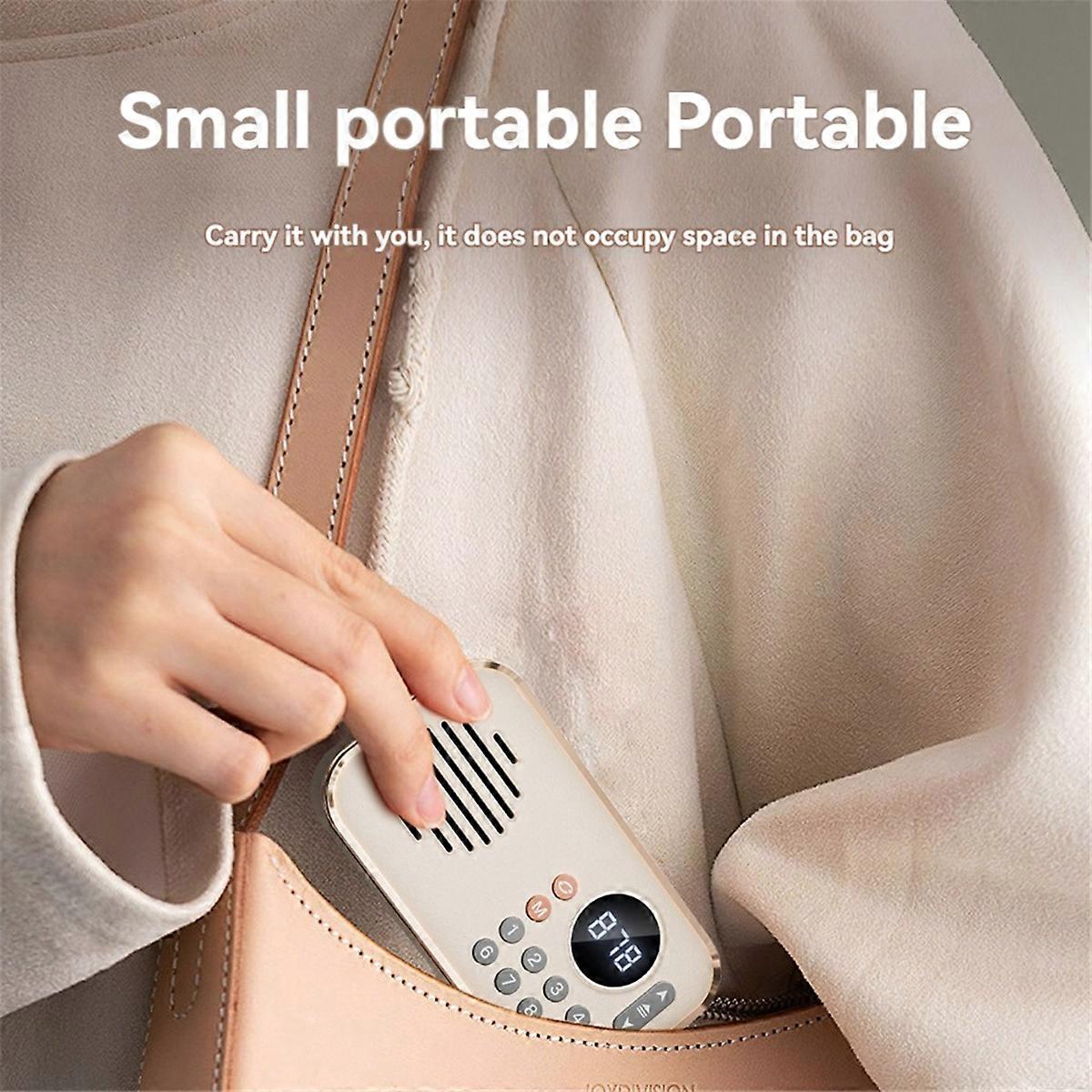 FM Radio rechargeable small Wireless Bluetooth Speaker blue