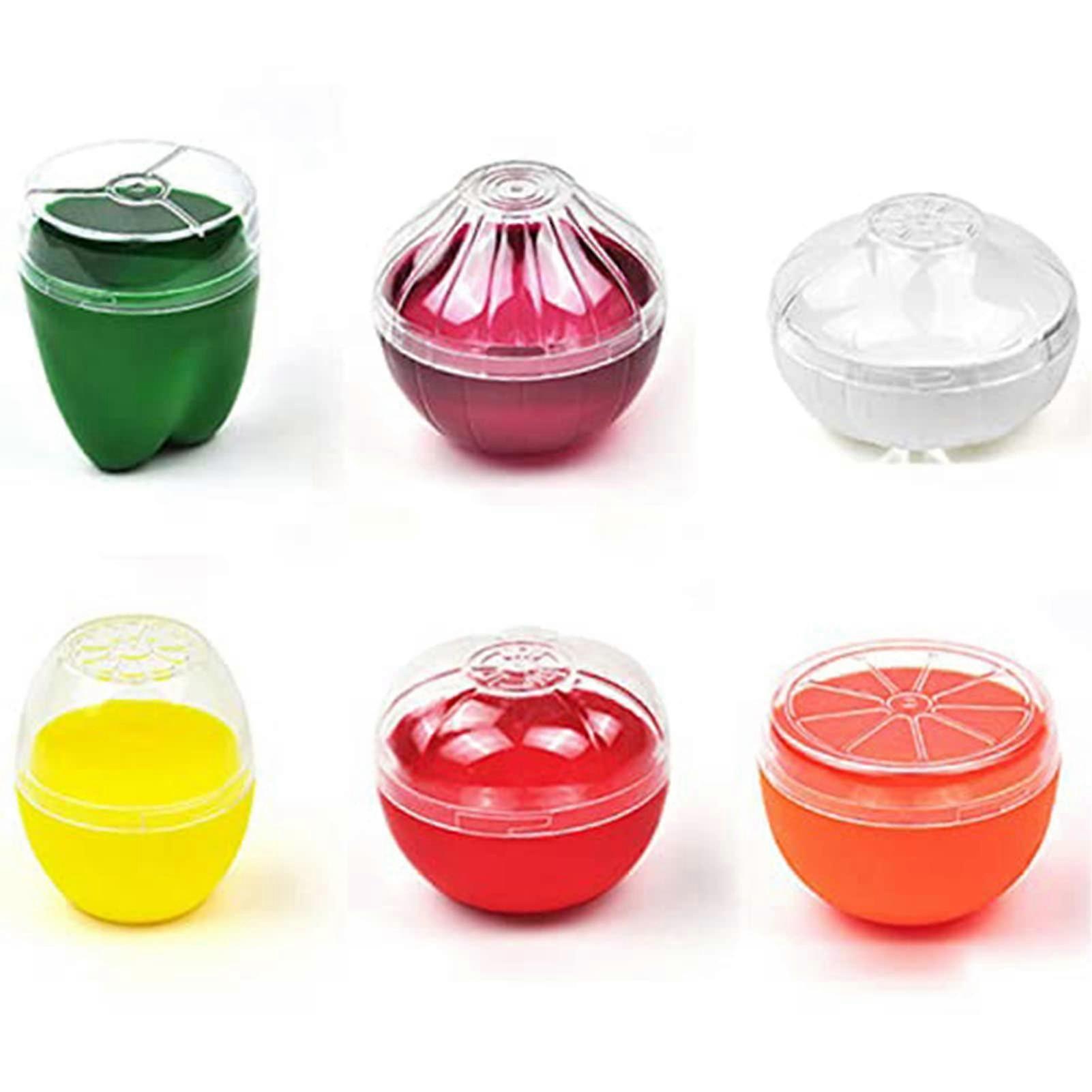 6 PCS Clear Crisper Containers for Refrigerators
