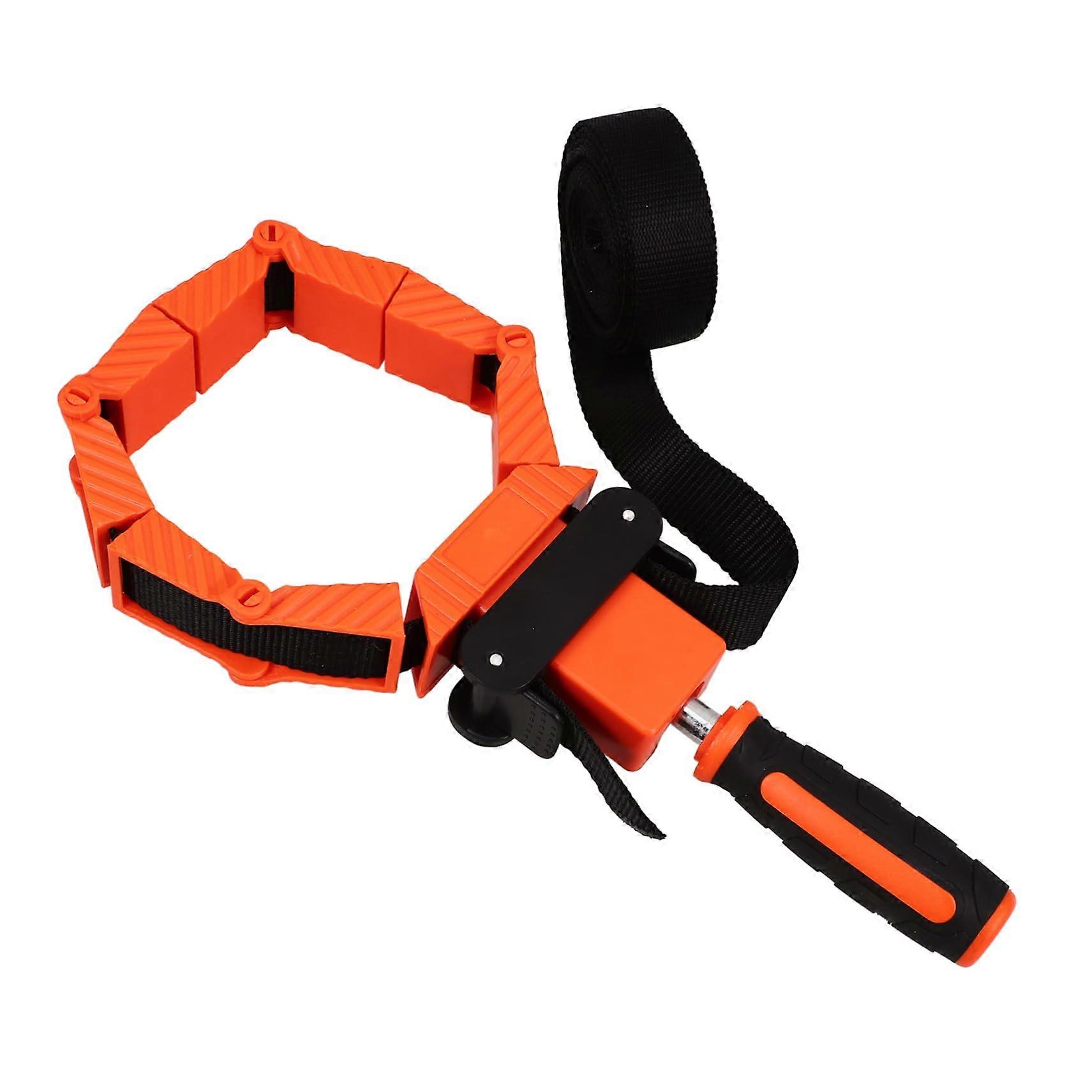 Adjustable Band Clamp Versatile Woodworking Strap Clamp for Multi Applications Angle Essential Tool for Woodworking Carpentry and Projects