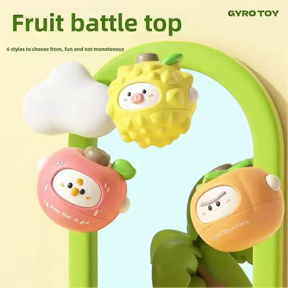 Fruit Top Collision Rotation Fun Interactive Cute Children's Toy