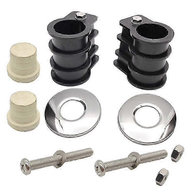 Replacement Set for Pool Ladder: Bolts Rubber Bumpers Anchor and Round Escutcheon