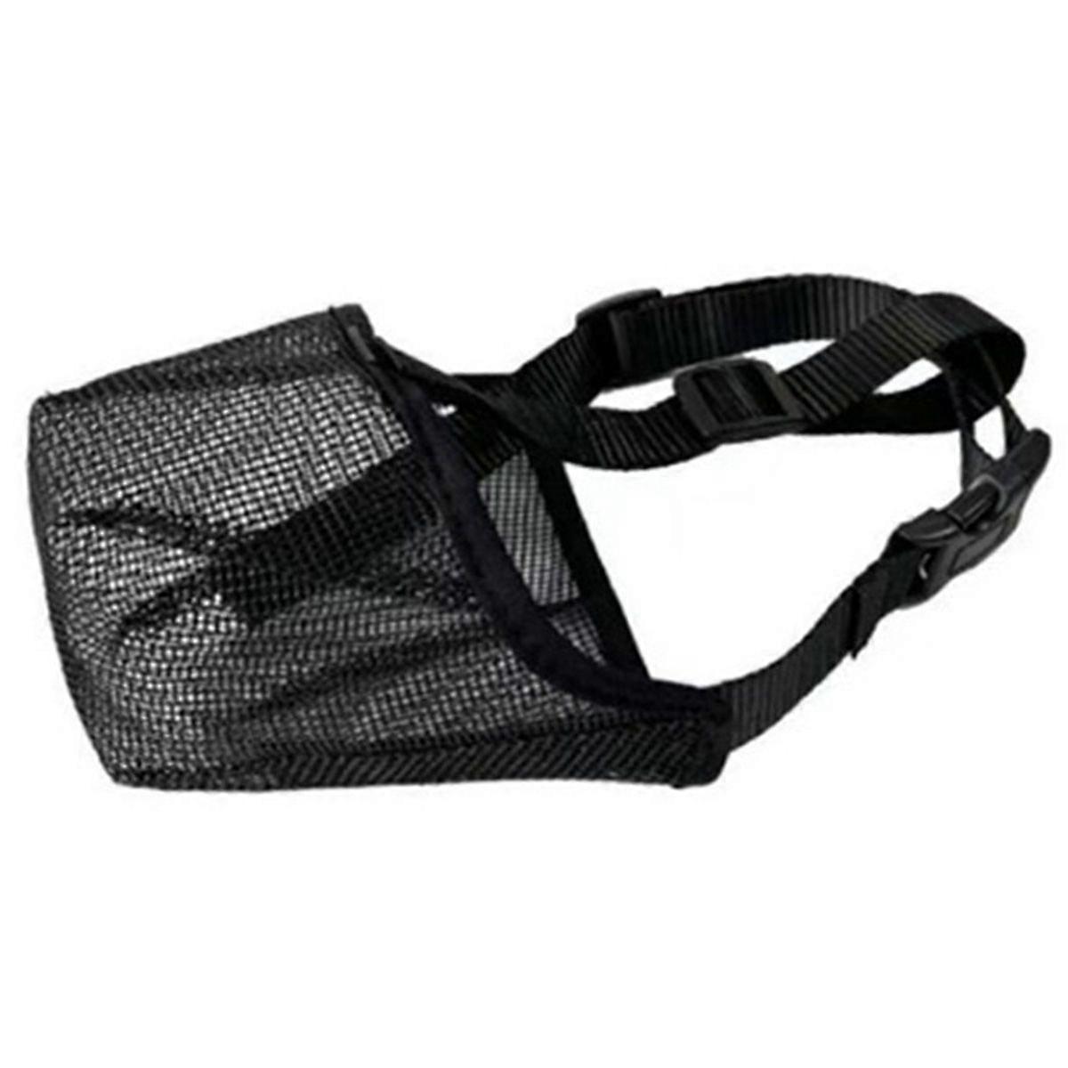 Dog Muzzle, Soft Mesh Covered Muzzles for Small Dogs, Poisoned Bait Protection Muzzle with Adjustable Straps, Prevent Biting Chewing and Licking