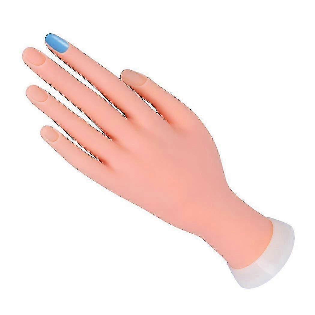 Nail Training Hand Flexible Movable Artificial Hand Nail(left Hand)