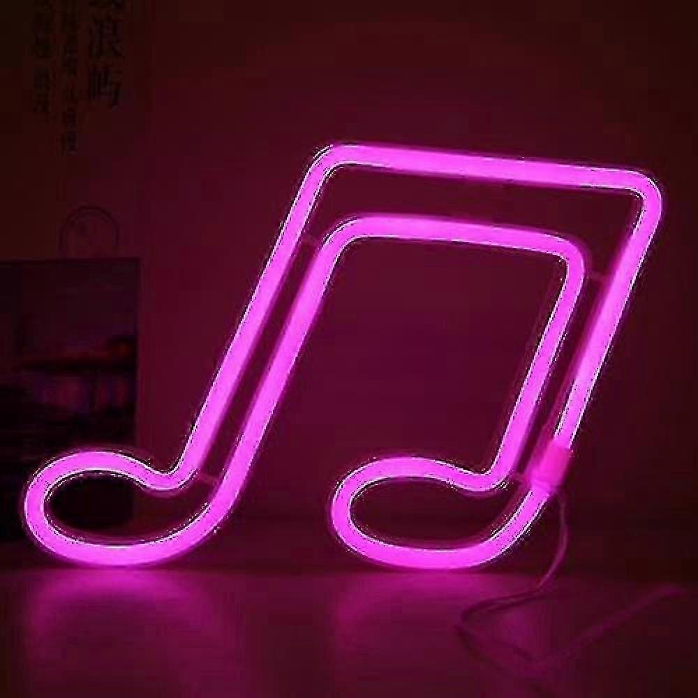 Musical Note Neon Light Modeling Lighting Room Decoration Lights FY