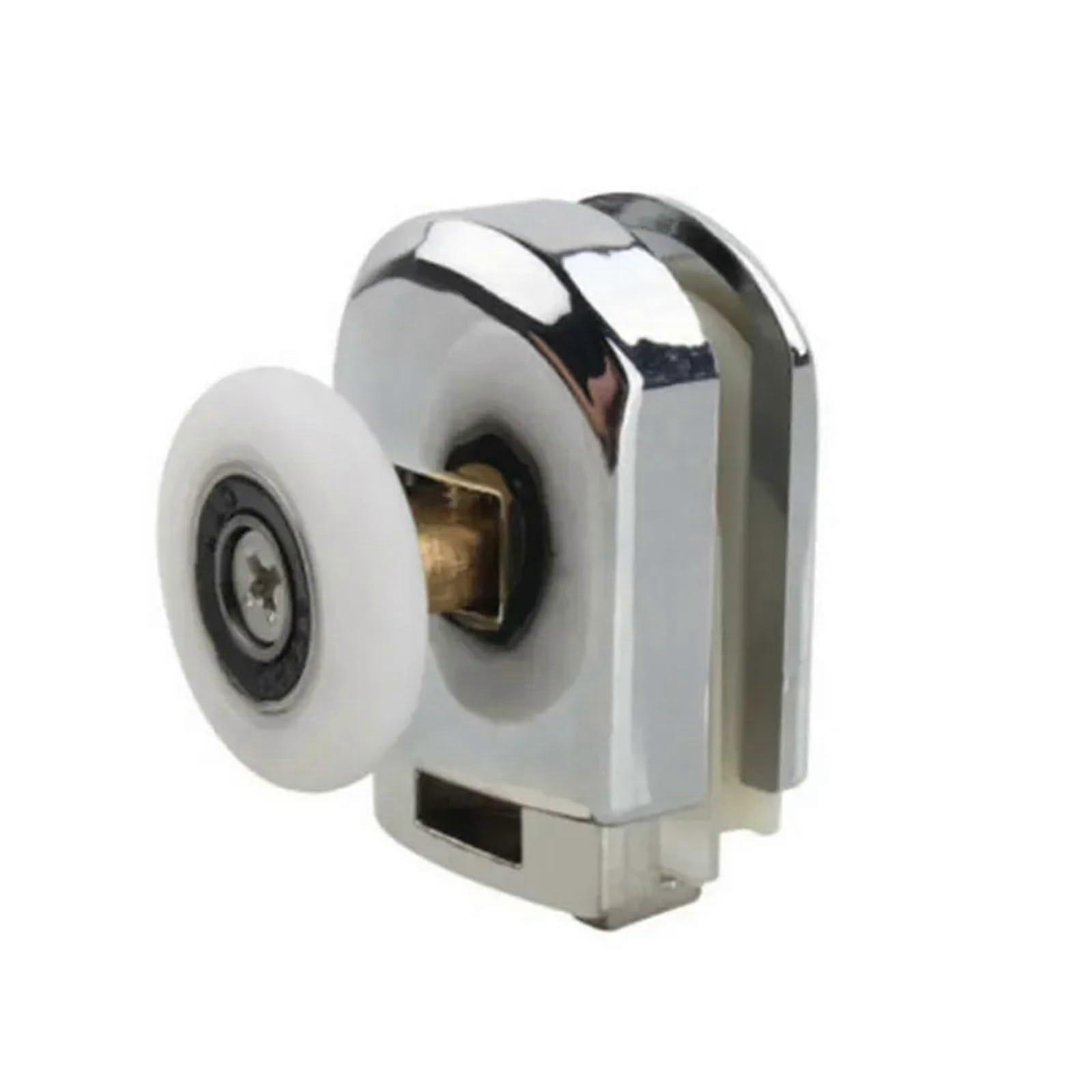 4pcs Zinc Alloy Shower Door Rollers 25mm Single Roller Runners Wheels Pulleys for Glass Sliding Doors