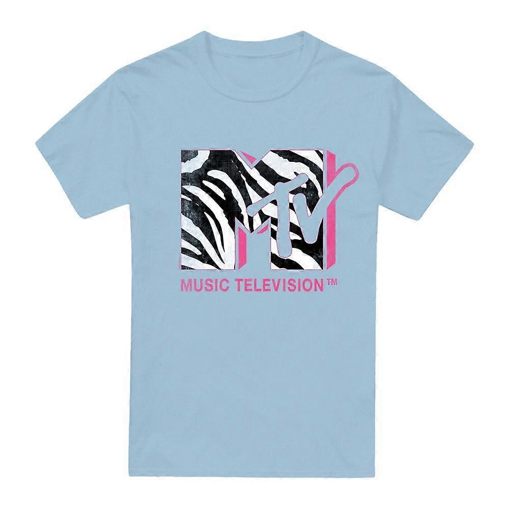 MTV Uomo Zebra Rosa T-Shirt