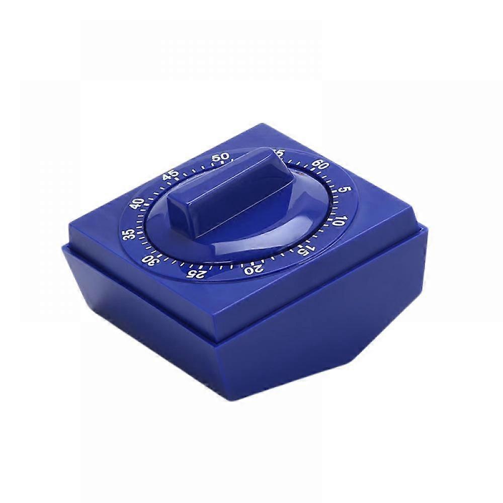 60 Minute Kitchen Mechanical Timer, Manual Cooking Timer | Kitchen Alarm Mechanical Timer.(Blue)