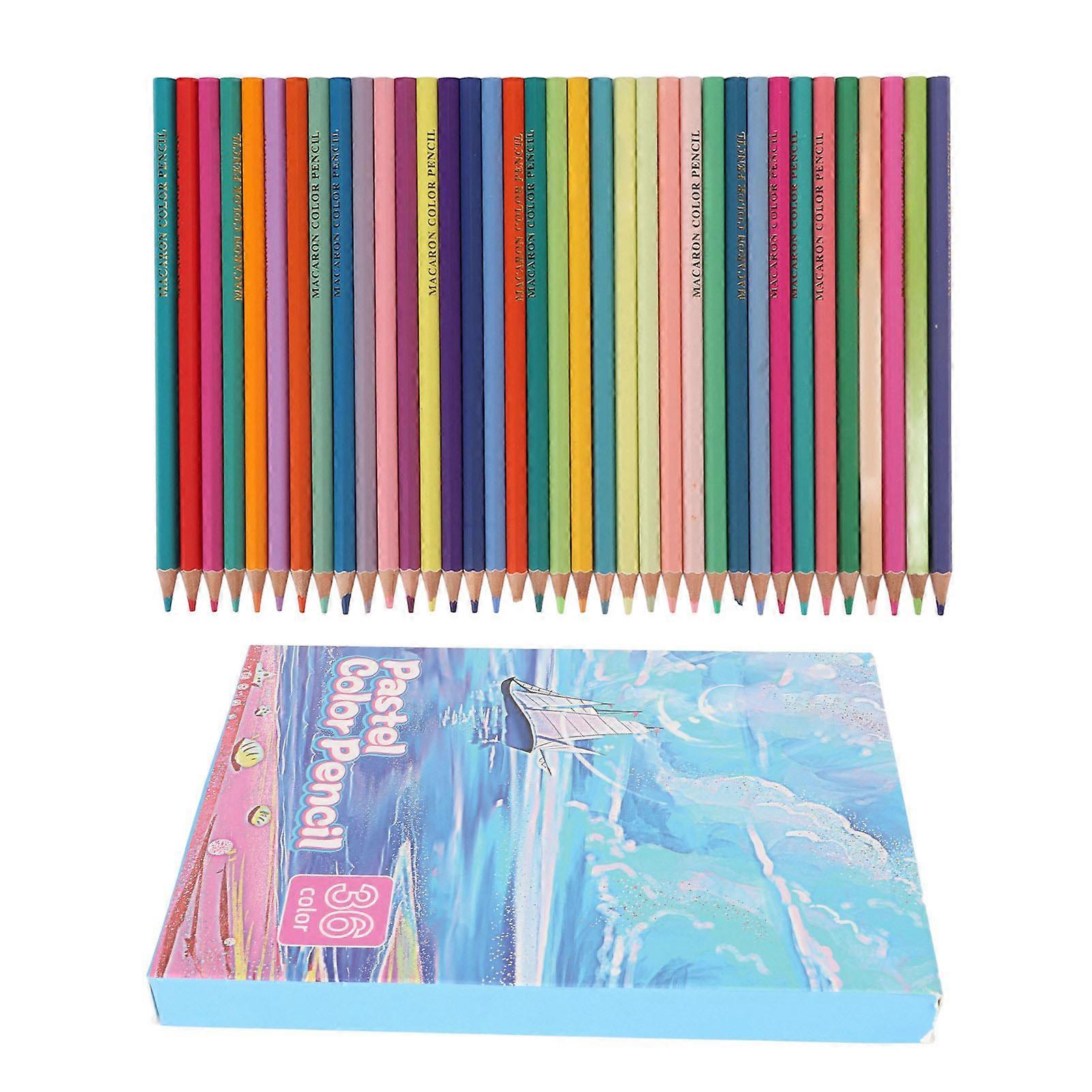 Colored Diverse Colors Pre Sharpened Bright Vibrant Solidwood Sketch Pencils for Kids Adults Beginners