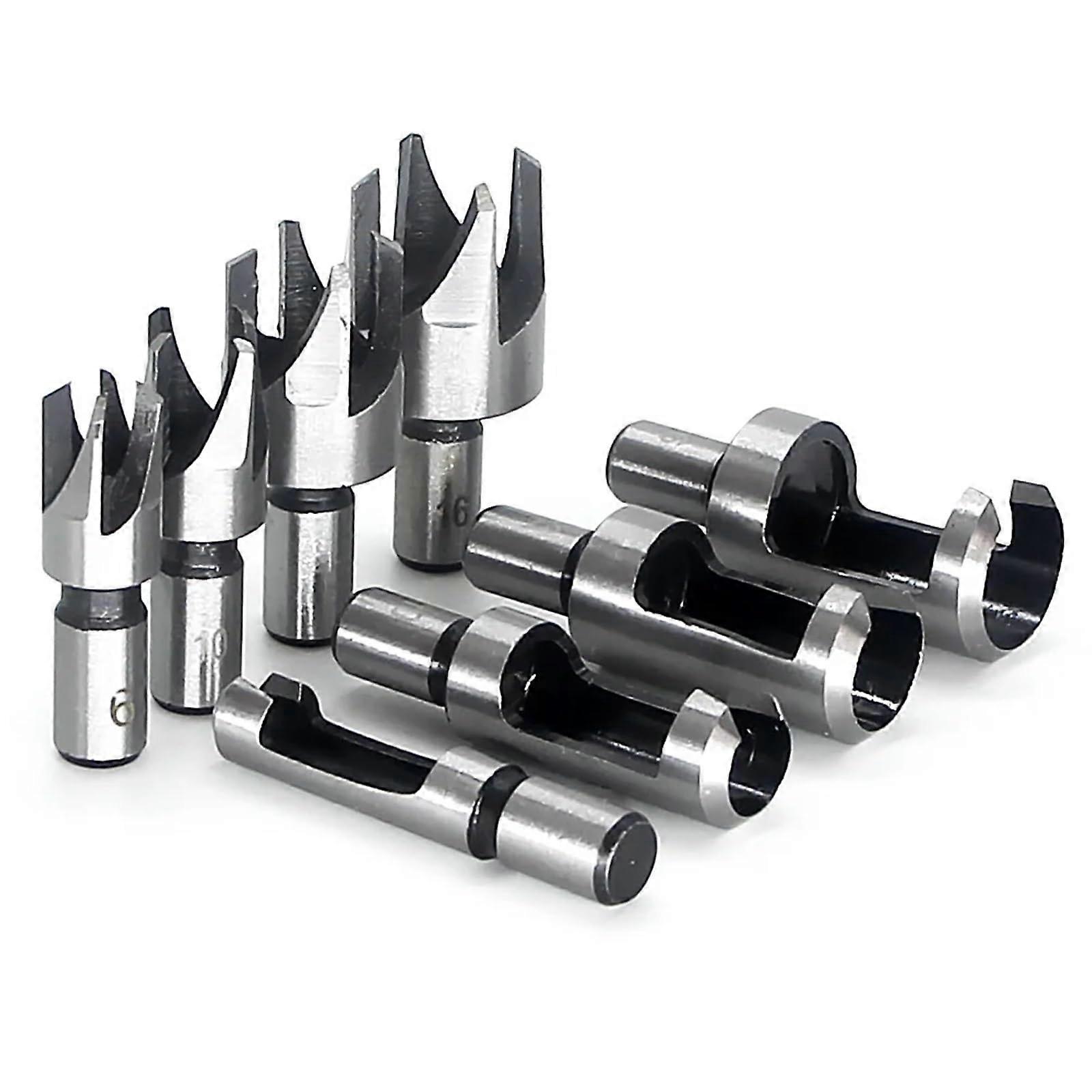 Hole Plugs For Woodworking, Straight And Tapered, Steel, 4 Sizes 6/10/13/16mm