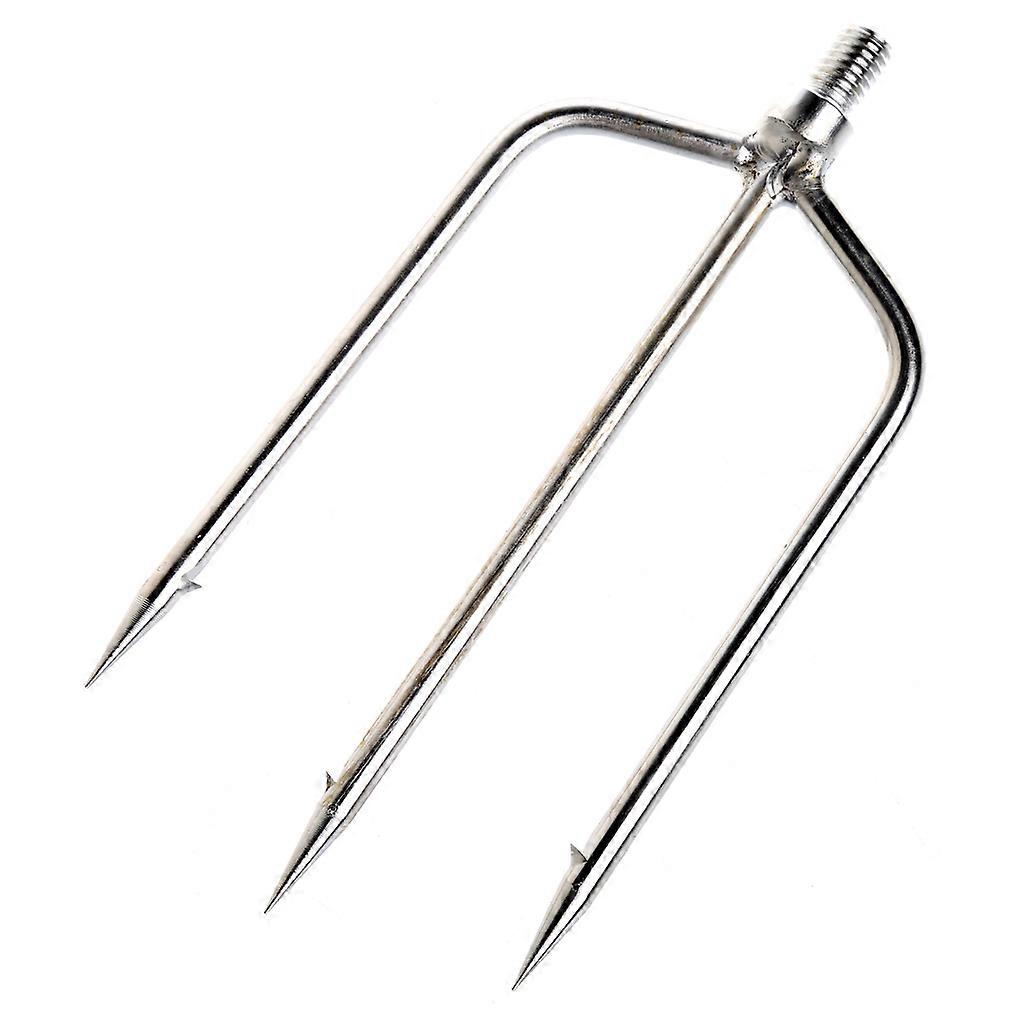 Rustfritt stål Prong Harpoon Fish Fork Fiske Ice Breaker TilbehørTackleTool