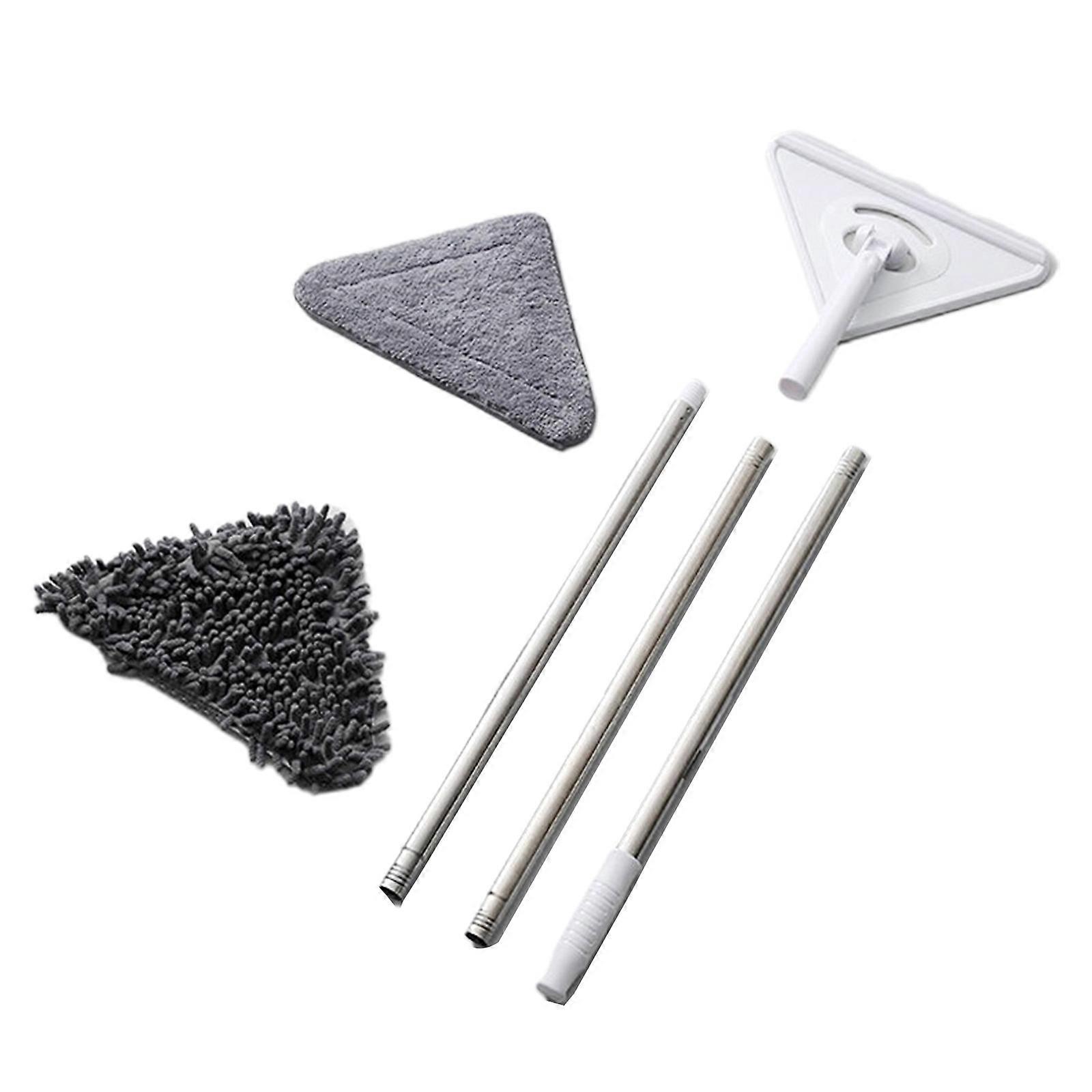 for Triangle Rotating Dust Cleaning Mop Window Cleaner Car Glass Rain Scraper
