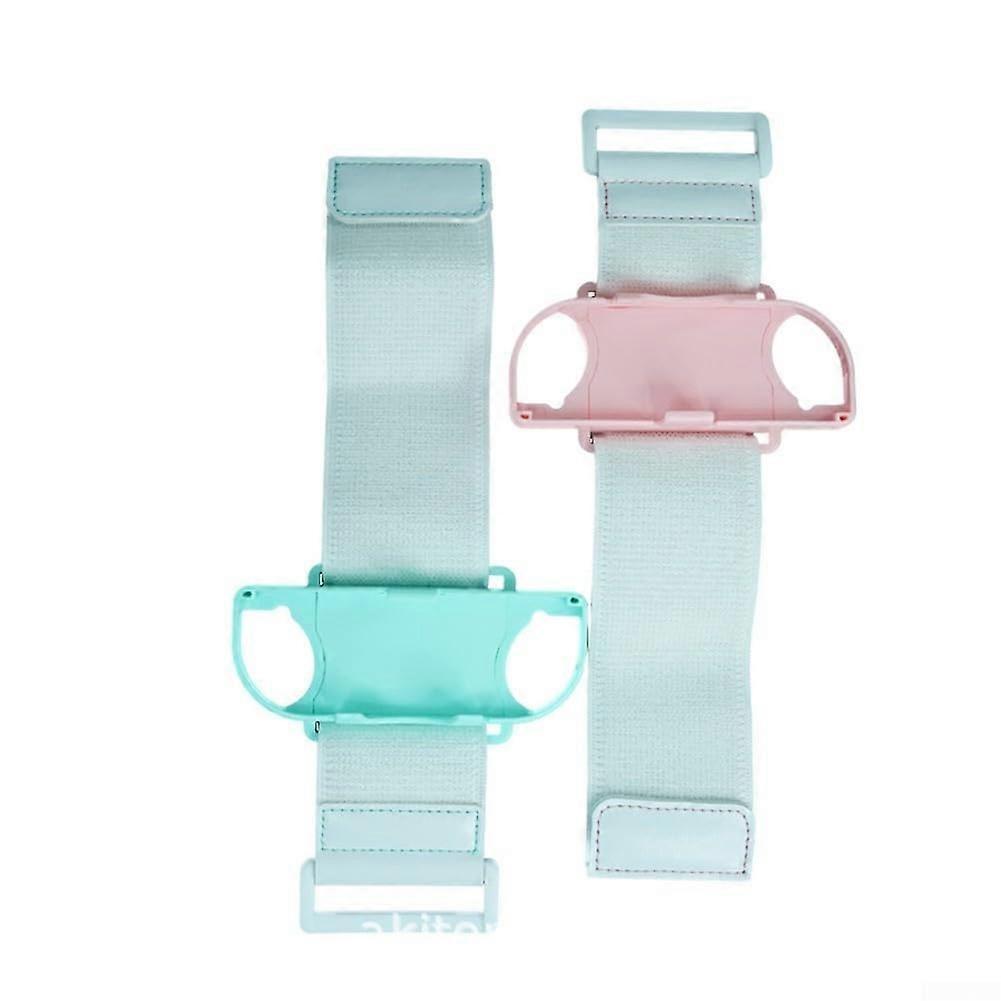 Sensor Performance Enhancement Arm Bands for Nintendo Switch Games Zumba and Ring Fit Adventure - Light Blue Color