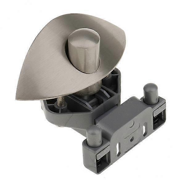 4xHalf-moon Push Latch Knob Drawer Cupboard Door Caravan Lock Nickel