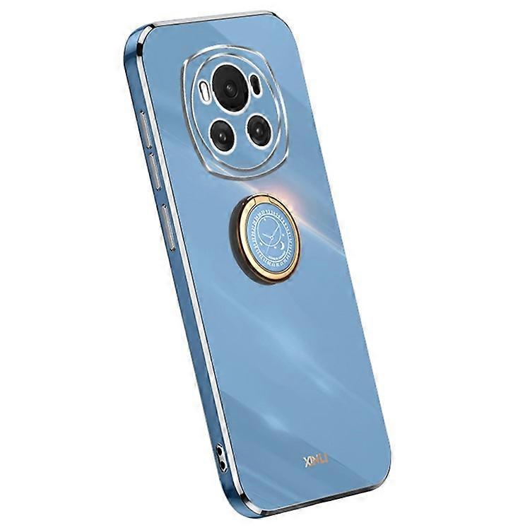 XINLI Compatible For Honor Magic6 5G TPU Case Ring Kickstand Electroplating Phone Back Protector