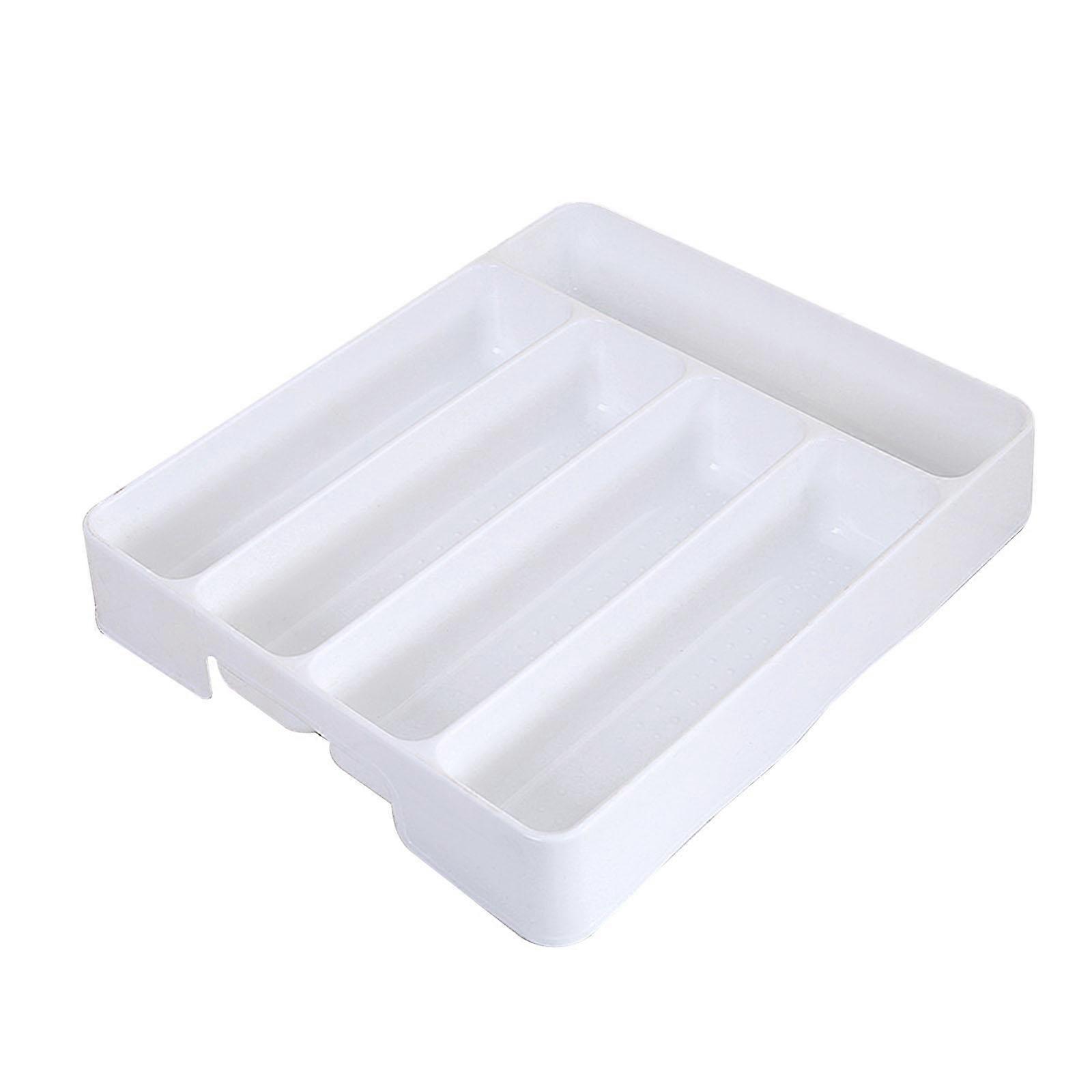 Cutlery Organizer Box Kitchen Drawer Organizer Separation Finishing Storage Box Spoon Knife Fork Eco-Friendly PP Tray