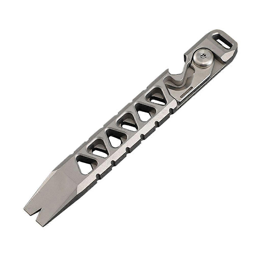 Portable Titanium Alloy Tool Outdoor Emergency Tool for Camping Multifunctional