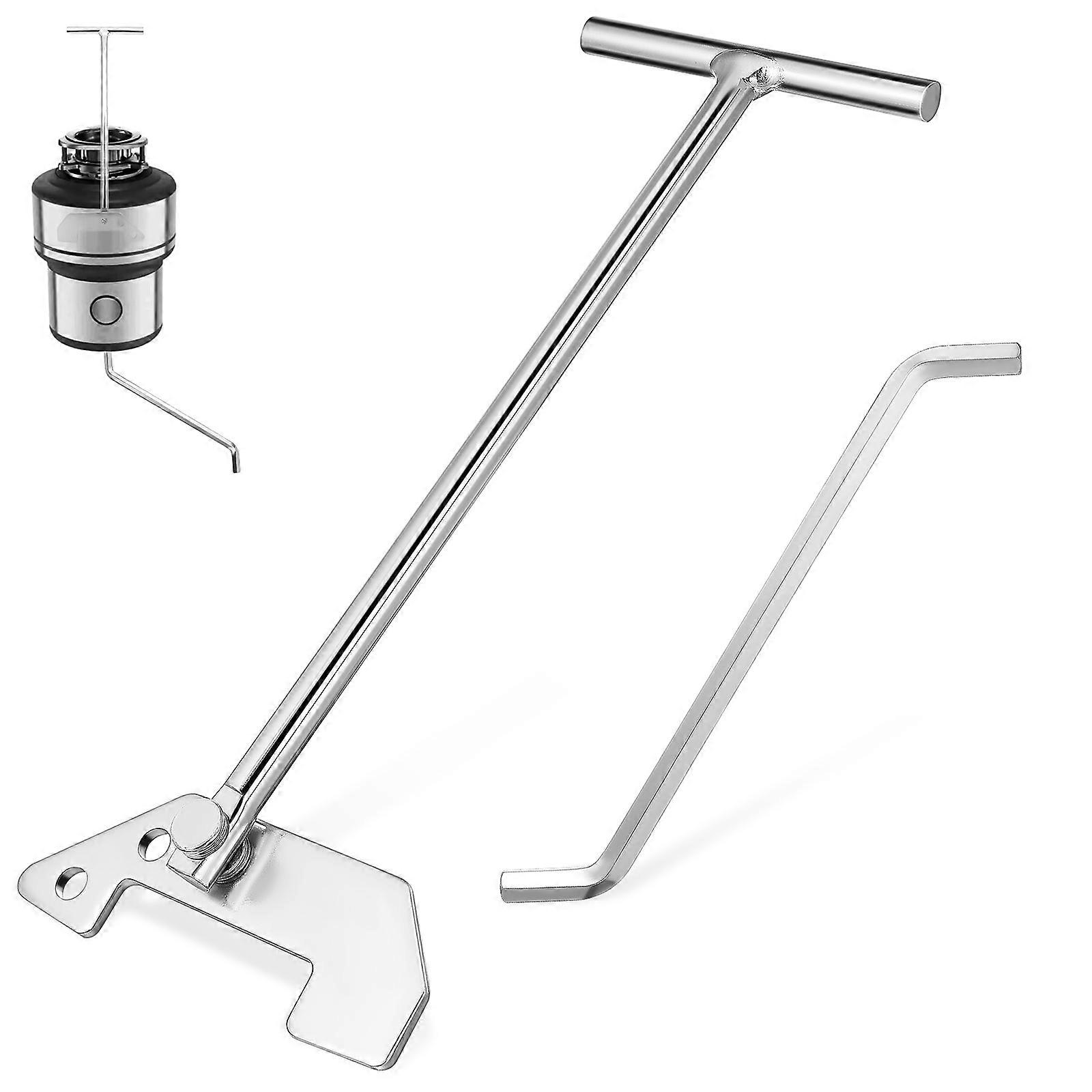 Compact Sink Wrench, Durable Steel Tool for Effective Kitchen Blockage Relief