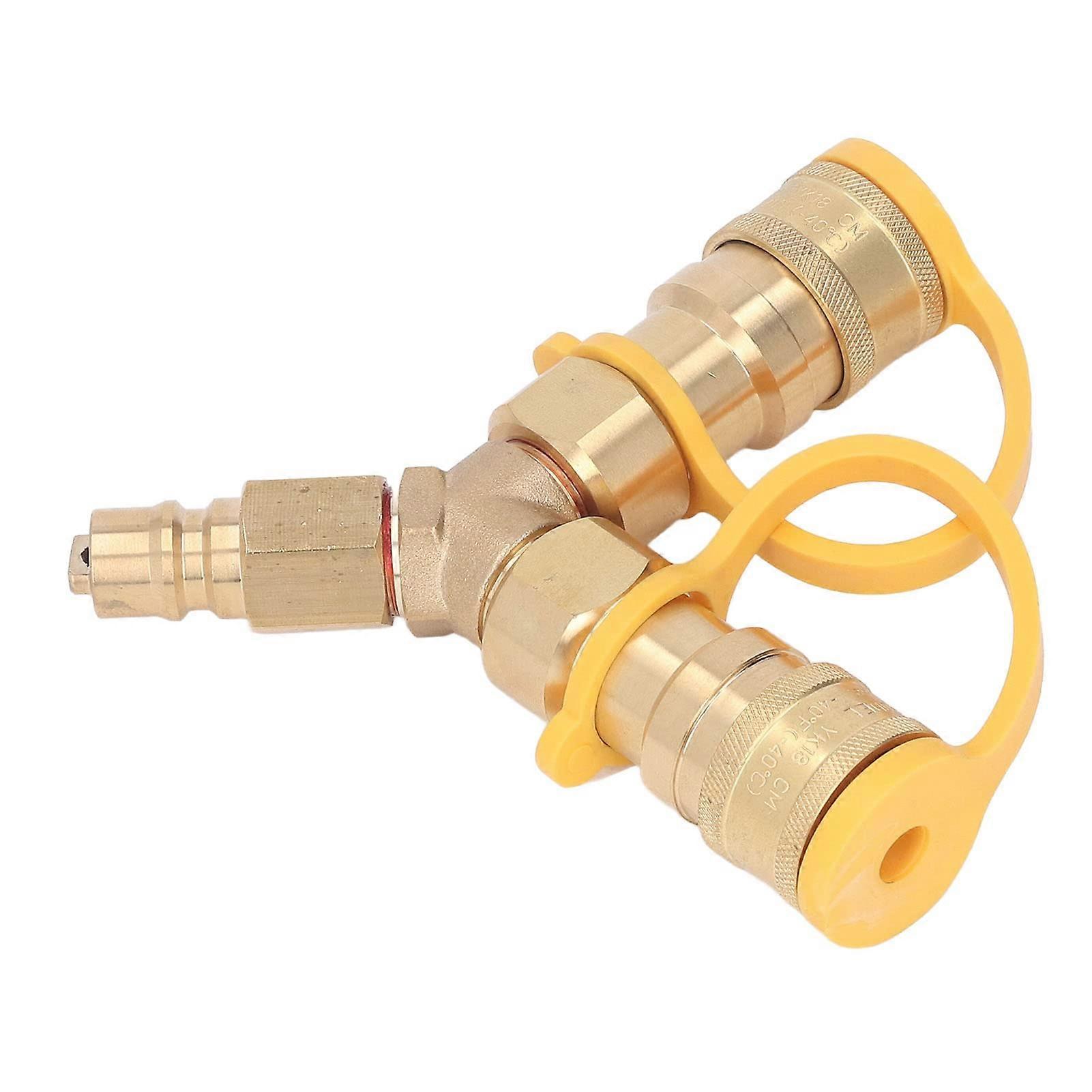 3/8 in Splitter Quick Connect for Gas Diseases, Generators, Heaters and Stoves