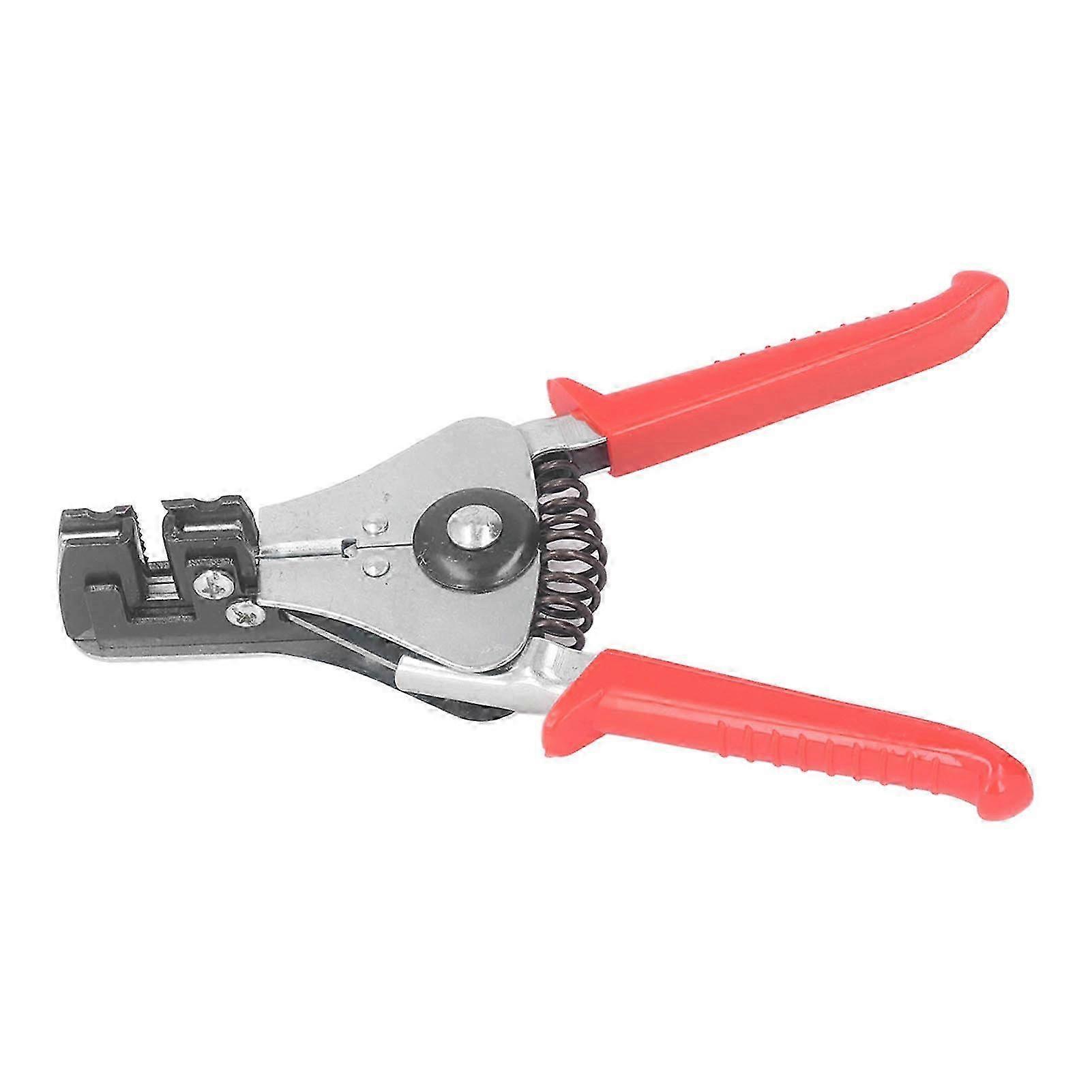 2025 Electrical Wire Stripper Multifunctional Twisting Cable Stripping Pliers Automatic Stripping Tool Red Handle