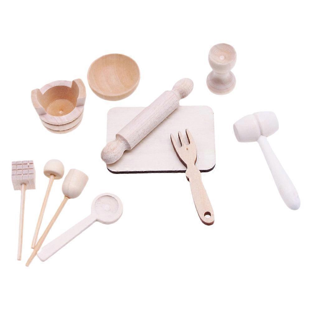 Miniature Baking Props Mini Baking Tools Realistic Design Educational Tool for Creative Play 1Set