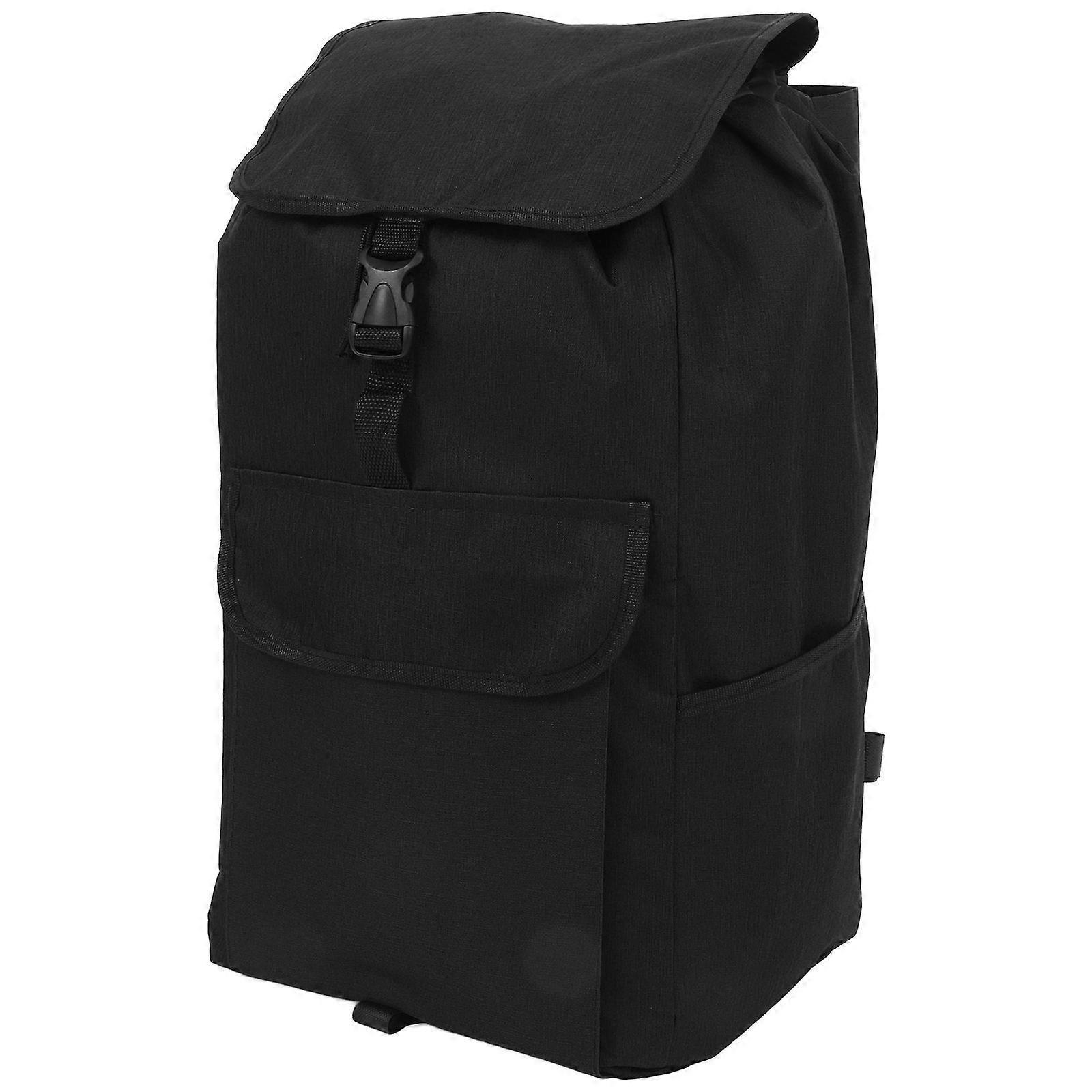 Foldable Grocery Cart Bag Thickened Material Waterproof Storage With Side Pockets For Daily Activities 1Pack