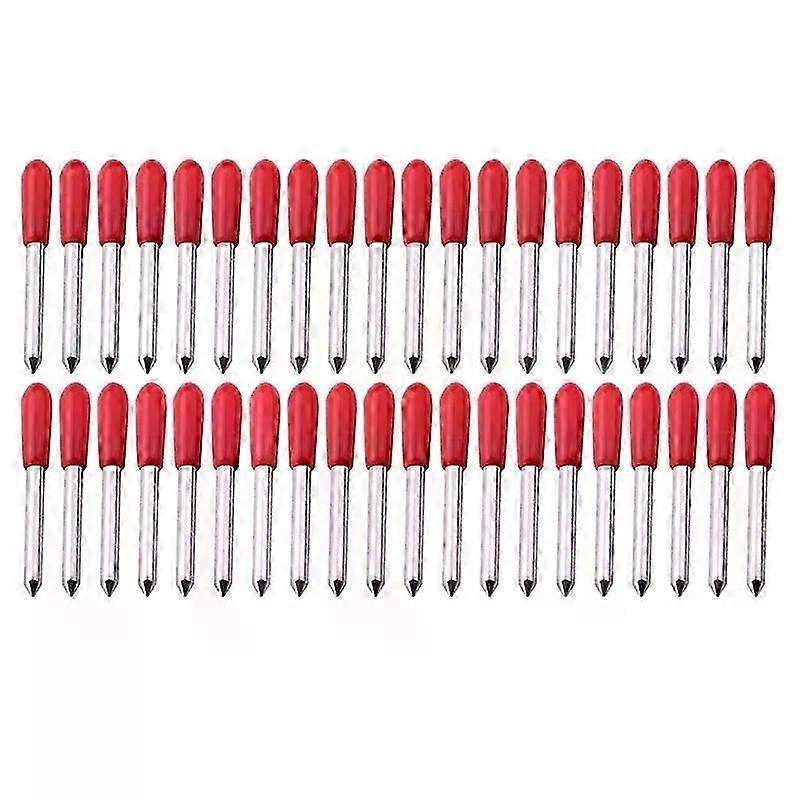 45 Degree Fit For Roland Cutting Plotter Blade High Hardness Tungsten Carbide Vinyl Cutter Knife Blade Machine Tool 40Pcs
