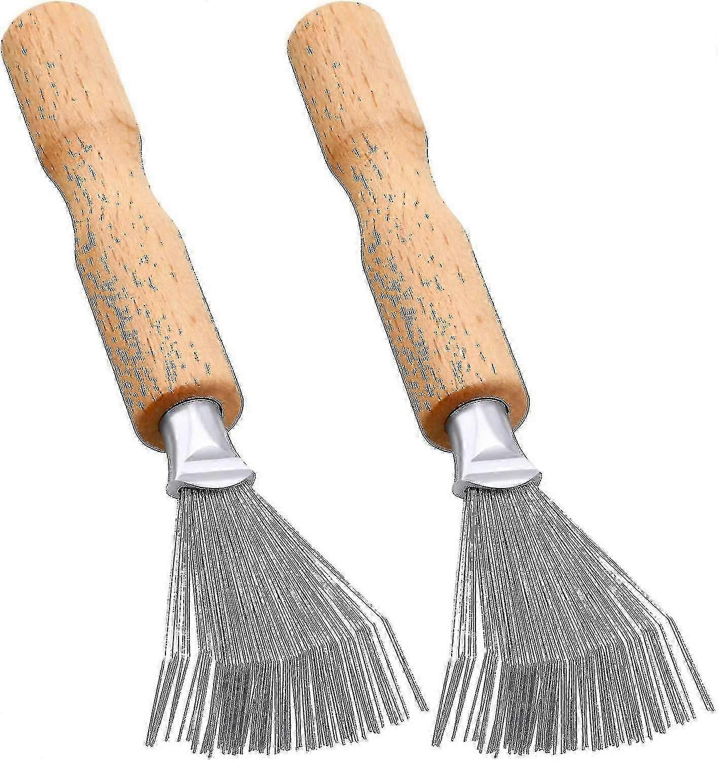 2-Piece Cleaning Tool Brush and Comb Set