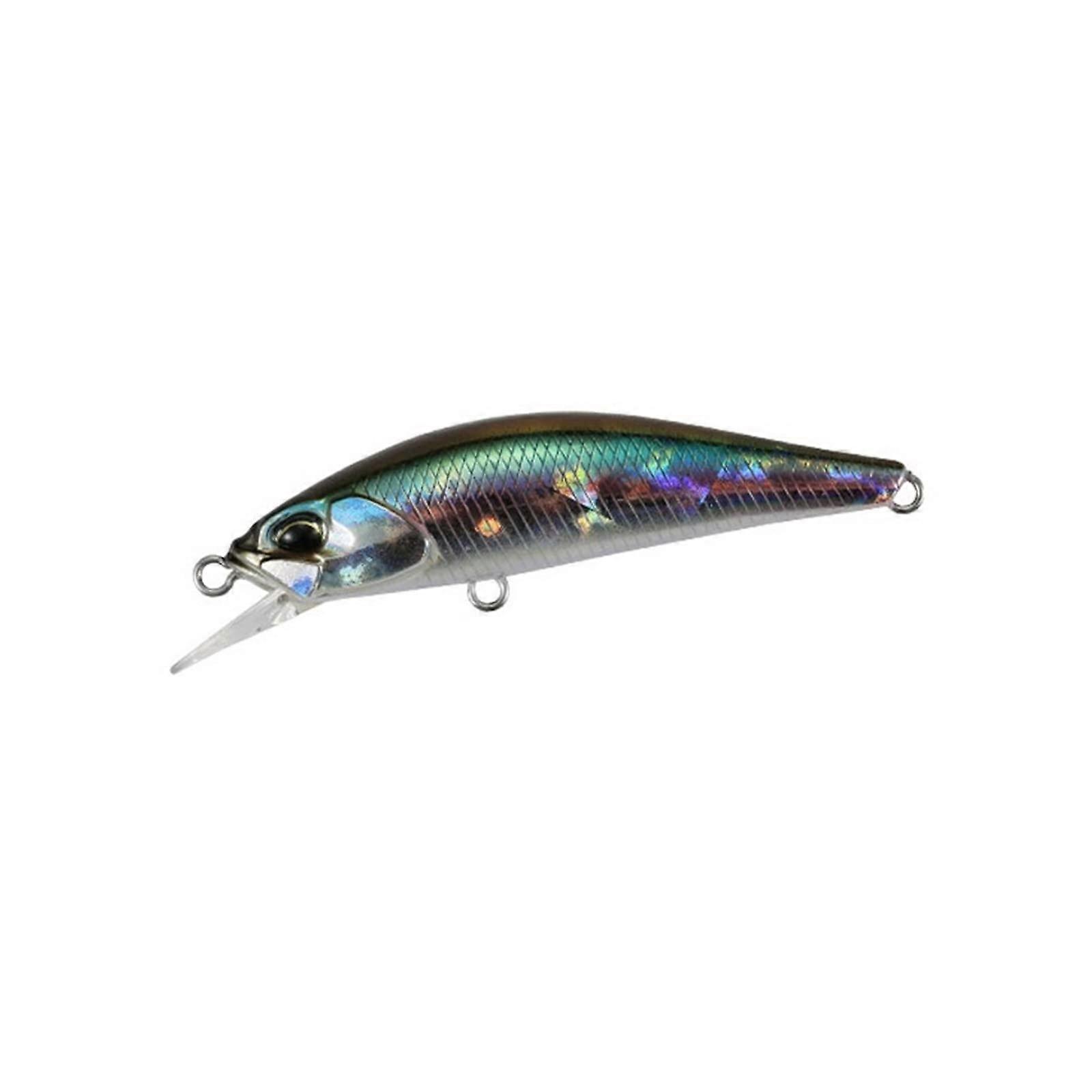 Mini Minnow Bait Two Pack 50mm 4g Hard Plastic Wobbler With 3D Painted Finish And Sharpened Hook Color B Model 905022