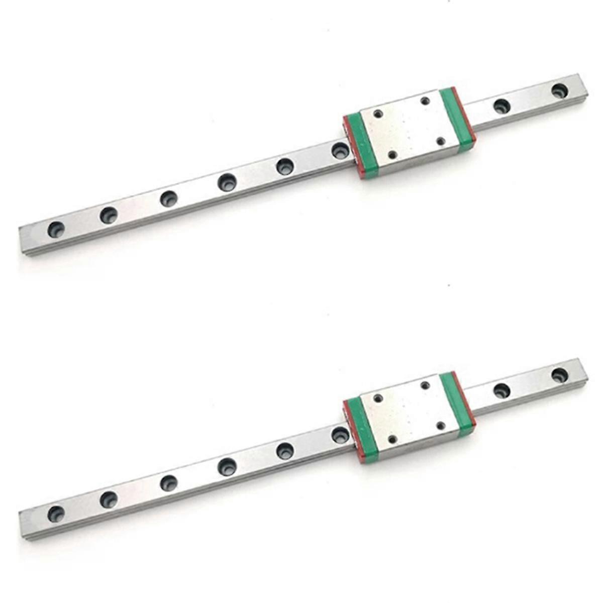 1Pcs 7mm Linear Guide MGN7 150mm &1 Pcs MGN7H Miniature Rail Slider