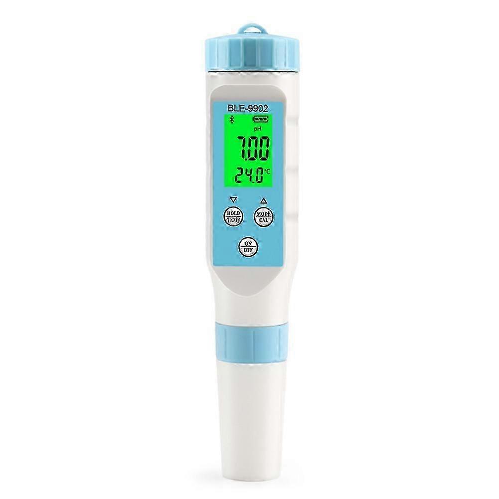 Smart Bluetooth PH Meter PH Tester 0.01 PH High Accuracy Water Quality Tester with ATC: 3 in 1 PH E