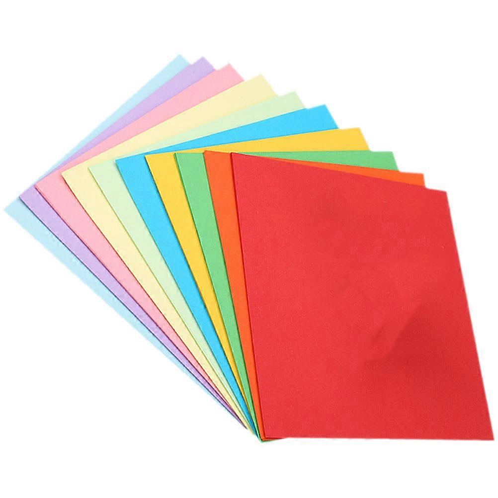 Mixed Color Origami Paper Sheets Duplicating Papers for Library Projects Diy Handicrafts Square Assorted Color 200Sheets