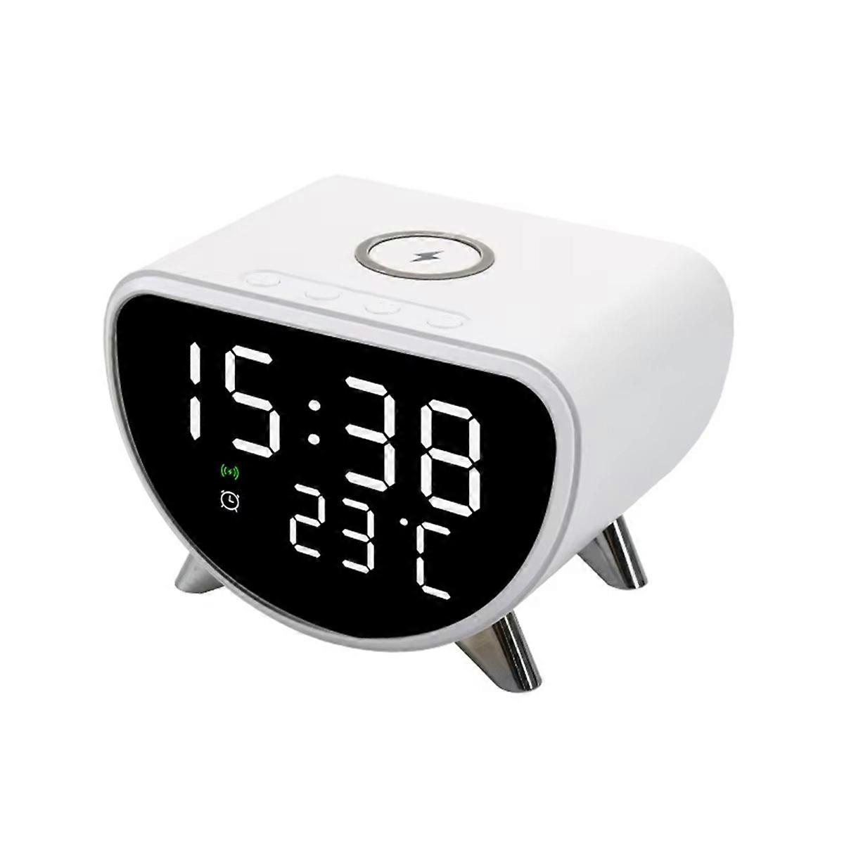 Multifunctional AlarmClock Temperature Clock Wireless Charger LED Mobile Phone Three in One Wireles