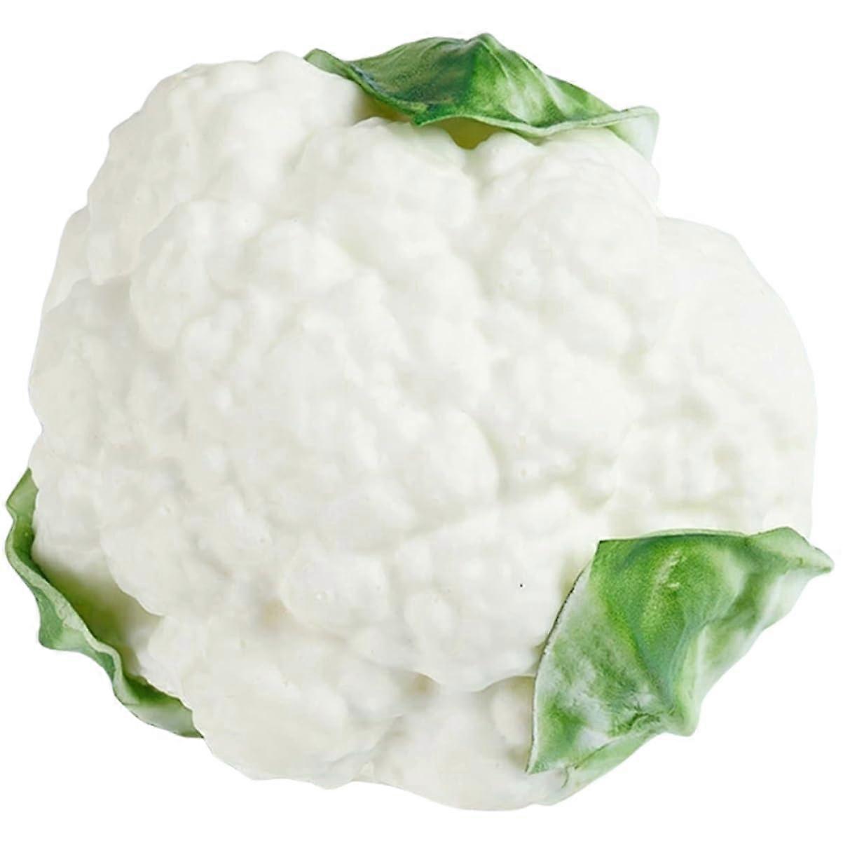 Simulated Broccoli Artificial Cauliflower Broccoli Props Photo Props Miniature White