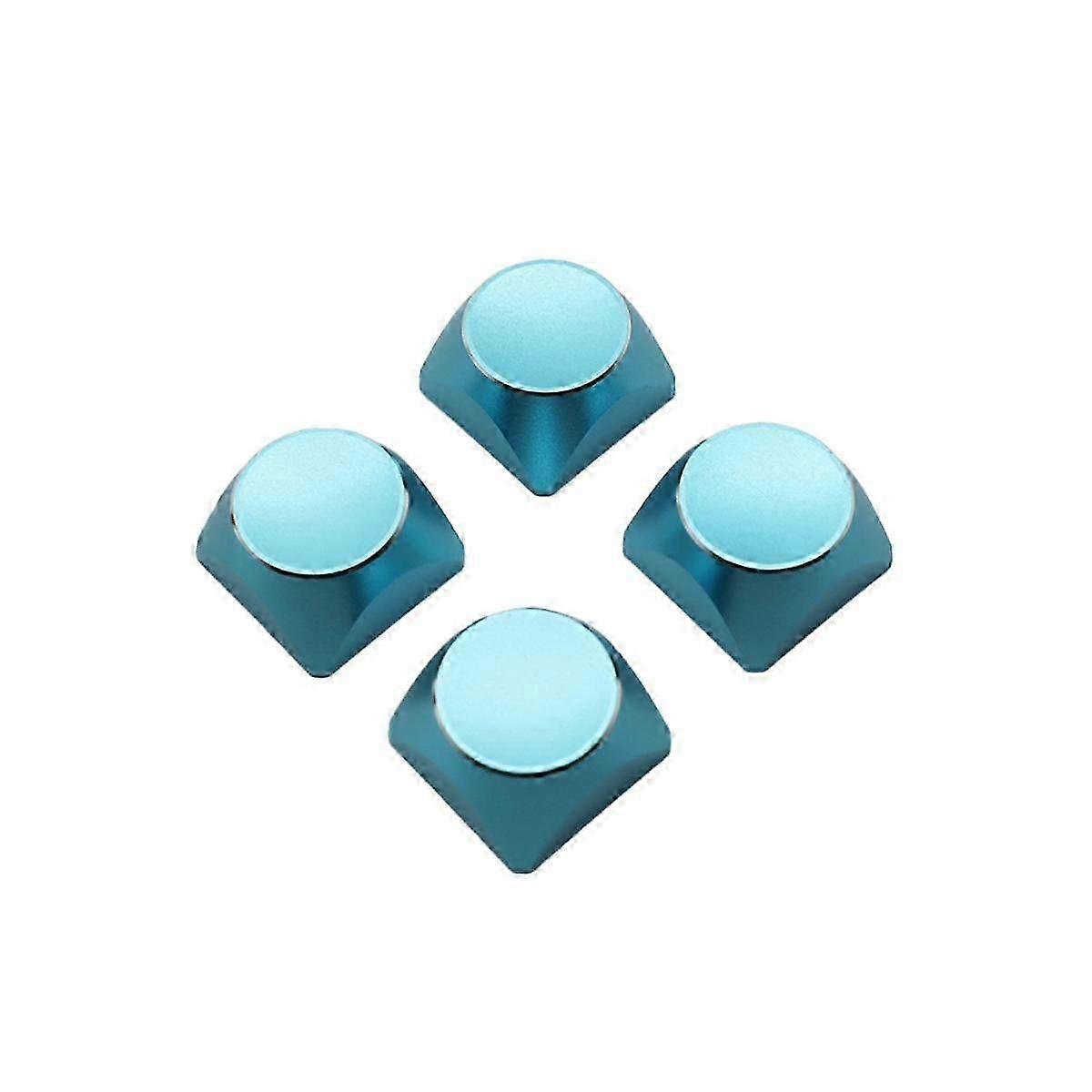 4Pcs Aluminum Alloy Metal Keyboard Cap Color Mechanical Keyboard Universal Personality for Mechanic