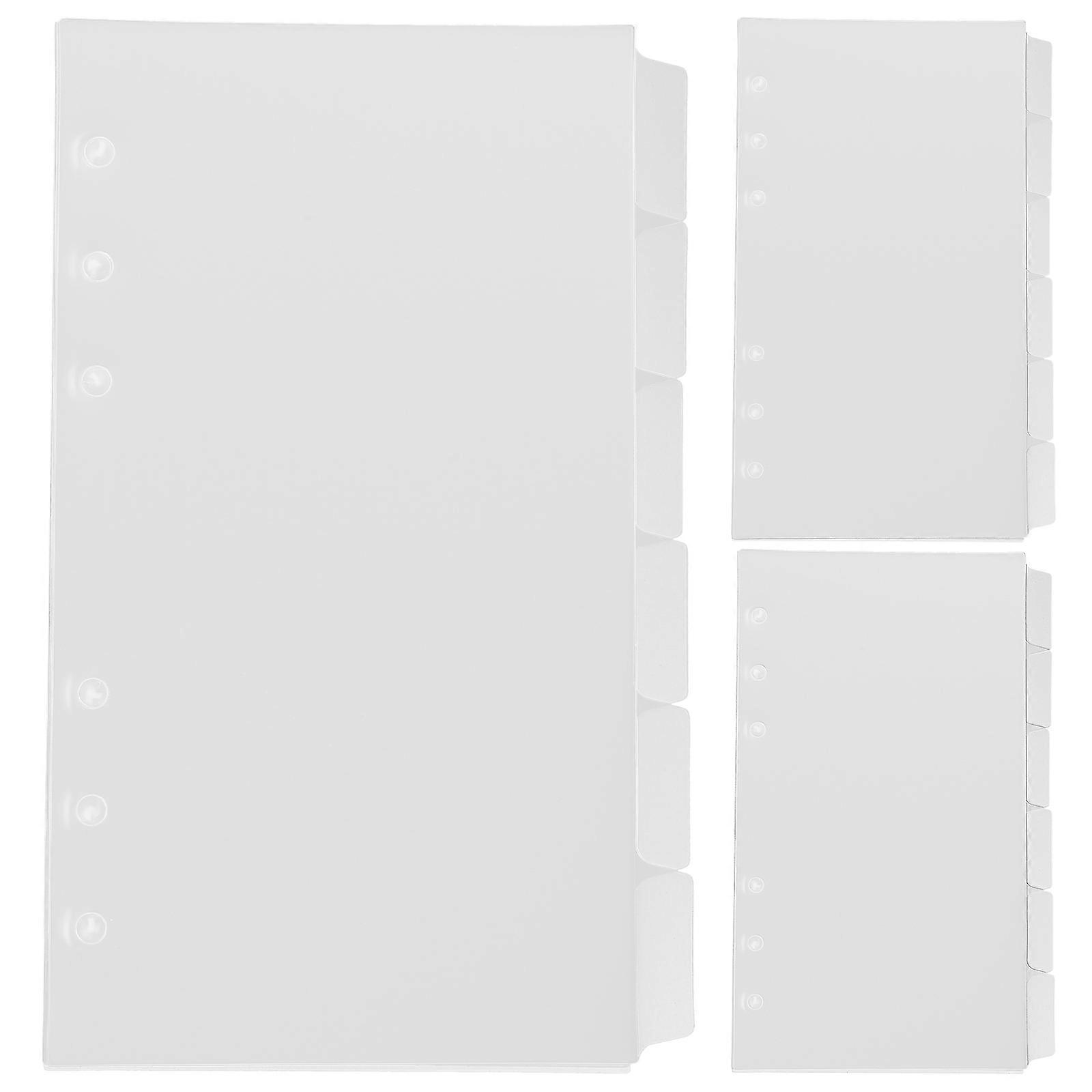 Binder Accessories Punched Binder Dividers Organization School Use Rectangular 18 Sheets