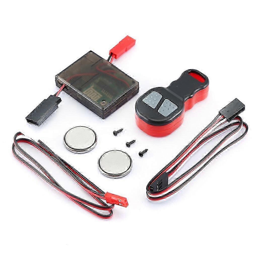 アップグレードRCオートウインチメタルレスキューセットSCX10 D90 TRXA4