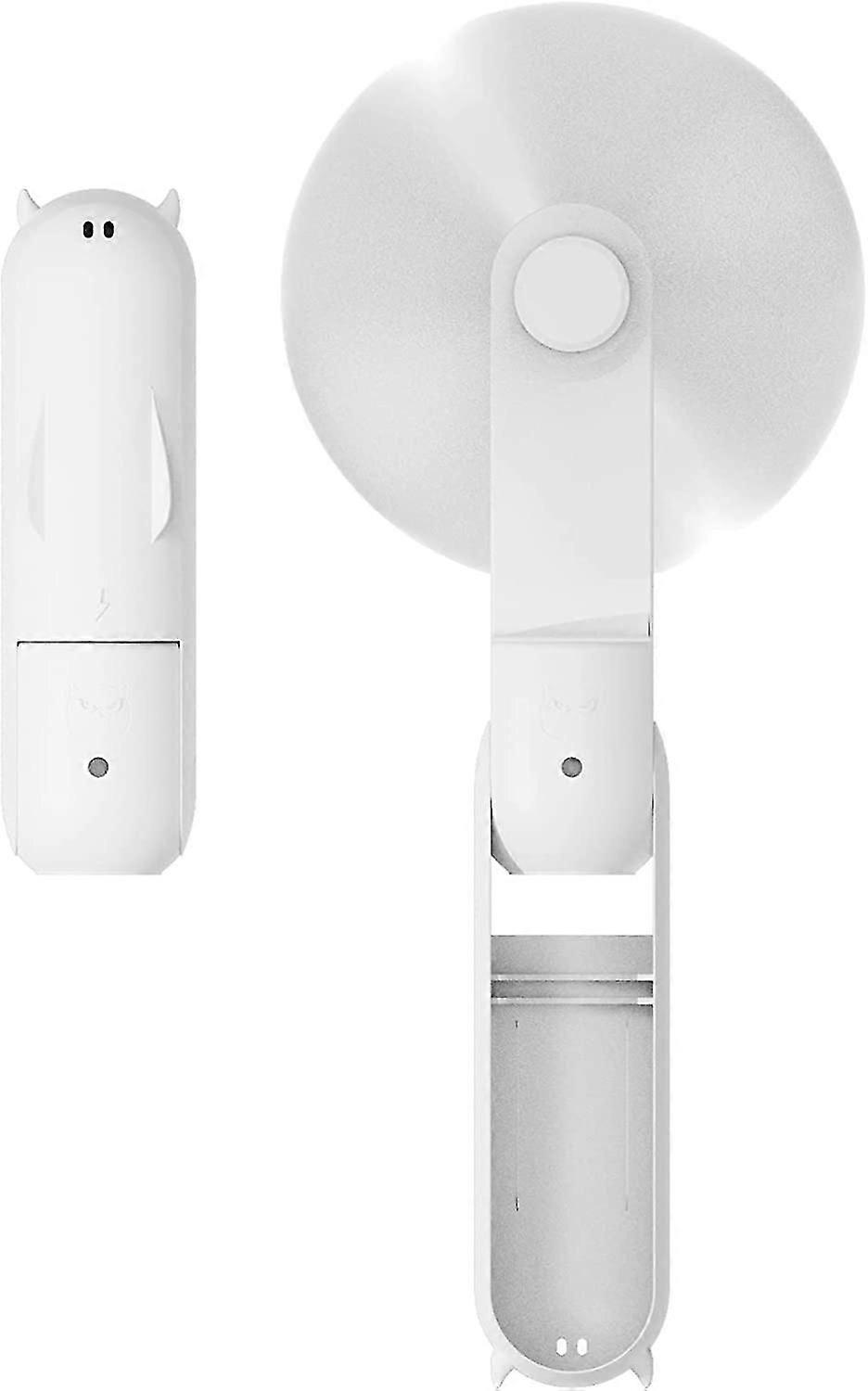 Compact USB Rechargeable Folding Fan with Portable Power Bank Feature