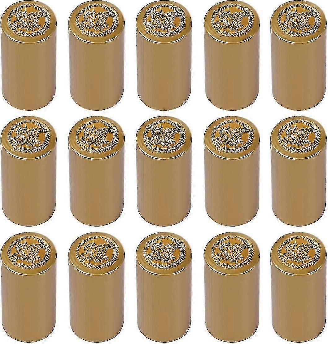 100pcs Heat Shrink Capsules Sleeves Wine Shrink Wrap for Christmas - Dark Red/Burgundy
