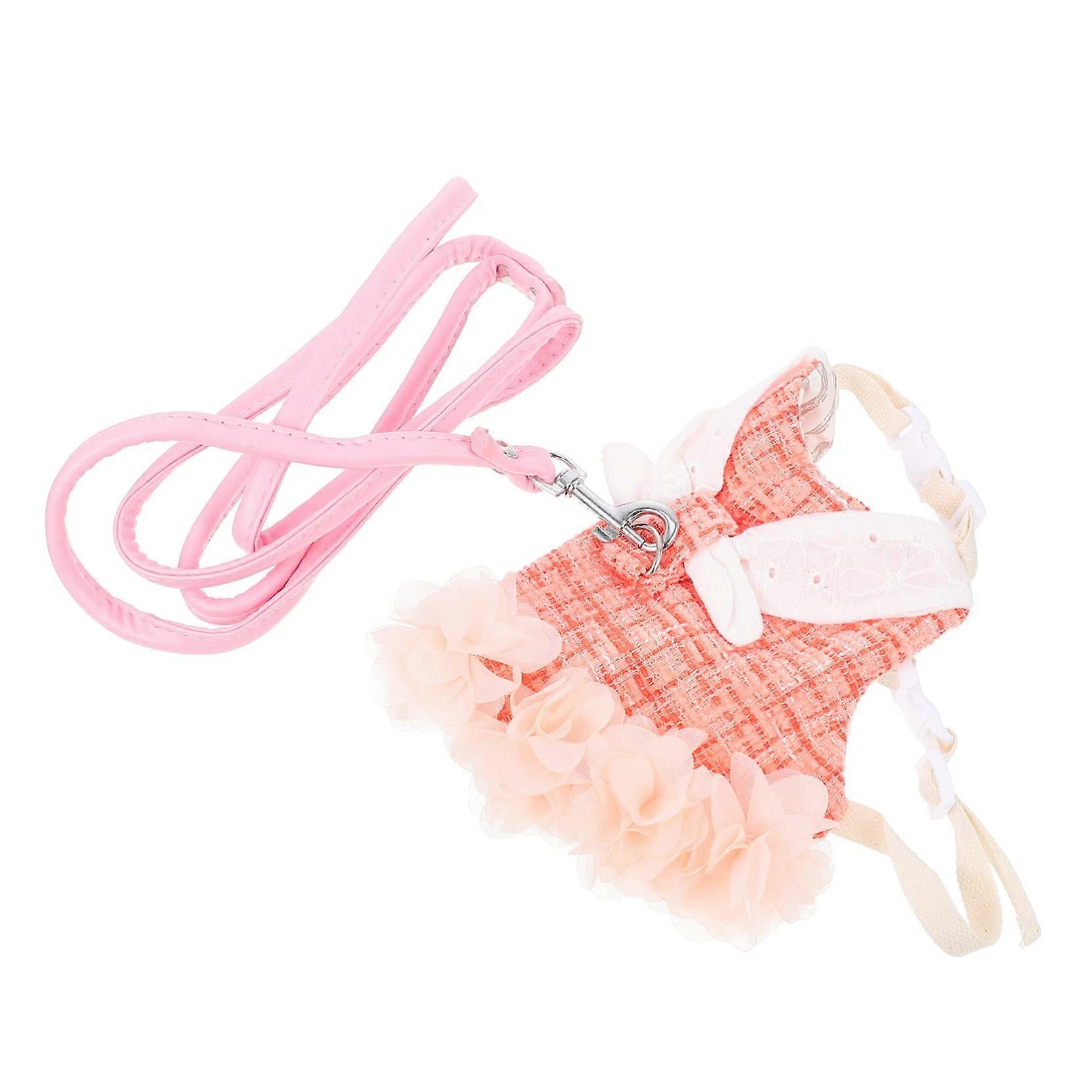 Rabbit Harness and Leash Set for Outdoor Activities for Rabbits Adjustable Comfortable Stylish