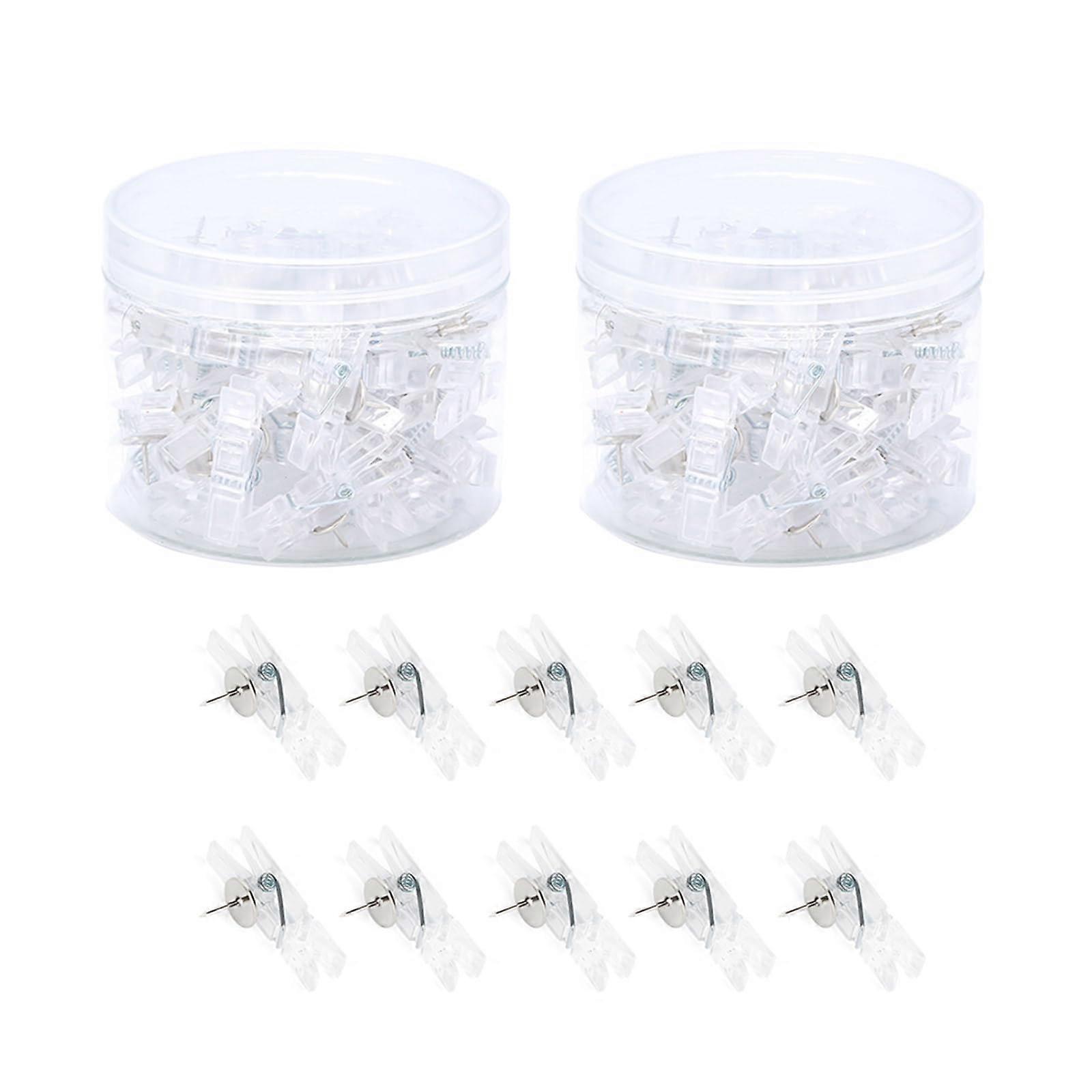 Translucent Push Pins for Cork Boards, 80/90 Pieces, Decorative Thumbtacks for Notes and Photos, Ideal for Wall Crafts