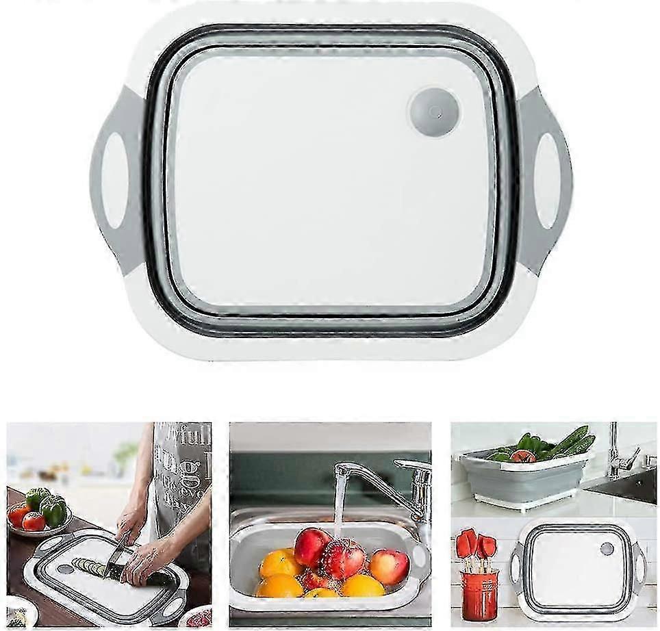 Foldable Multifunction Camping Sink, Plastic Silicone Dish Tub