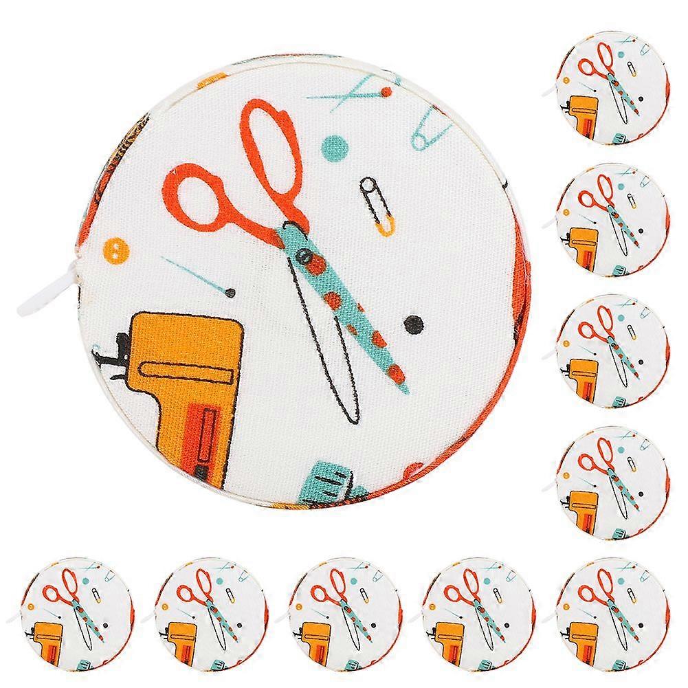 2025 Senaste Modell 10st Måttband Justerbar Infällbar Linjal Tyg Kropp