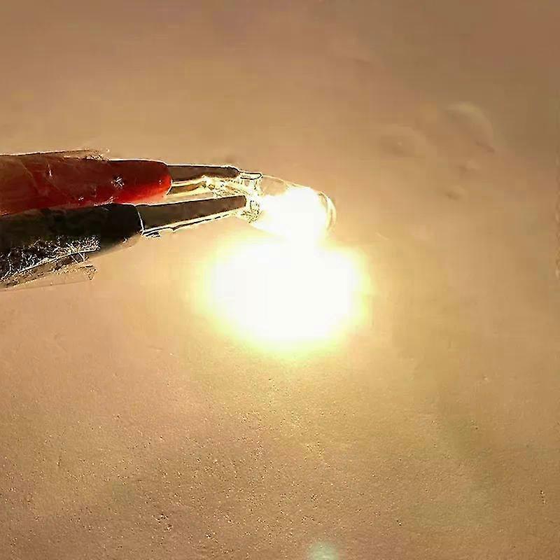 10pcs White T10 W5W 501 194 Clear Signal Lamp Glass 12V 5W W2.1x9.5d Single Filament Auto Light Bulb