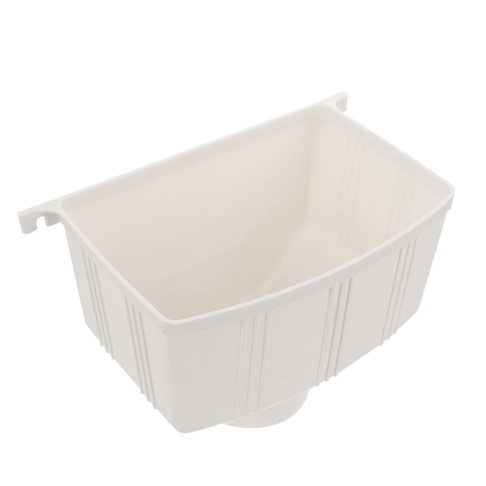 Durable Plastic Rain Gutter Downspout Strainer Collector Rainwater Diverter for Roof Drainage Outdoor Use Easy Install Connector Fittings Water