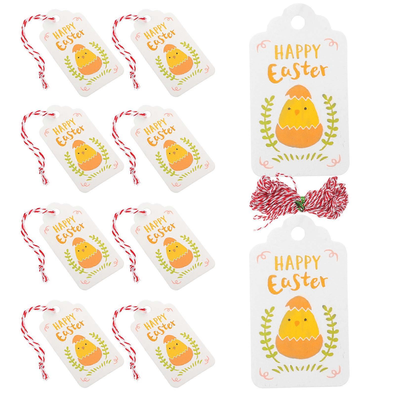 Easter Chick present Tag Decorative Tag For present Boxes Draw Pictures Paper 2.8×1.6×0.0in 100Set