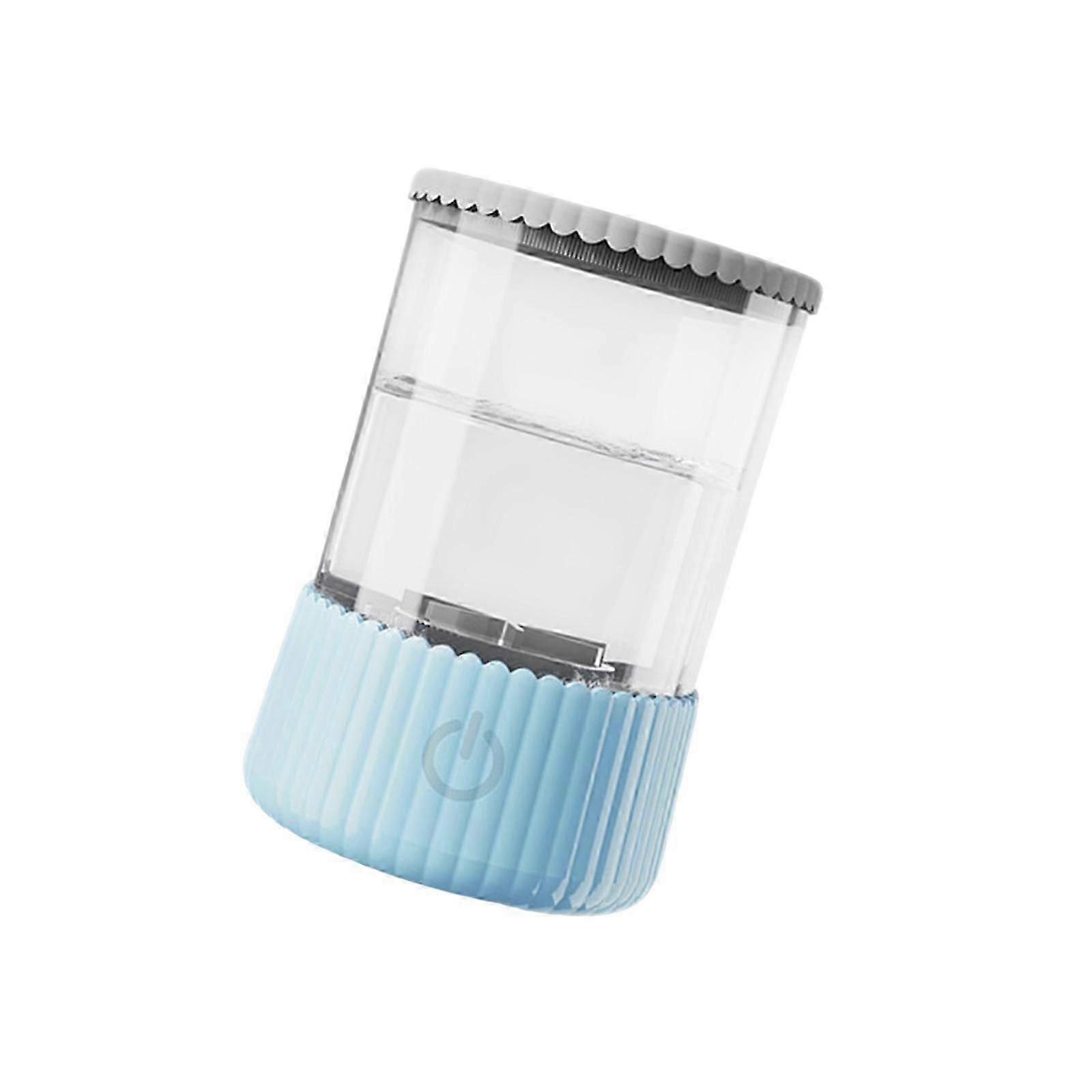 Makeup Brush Washing Machine Plug in Brush Cleaning Drying Machine for Salon blue