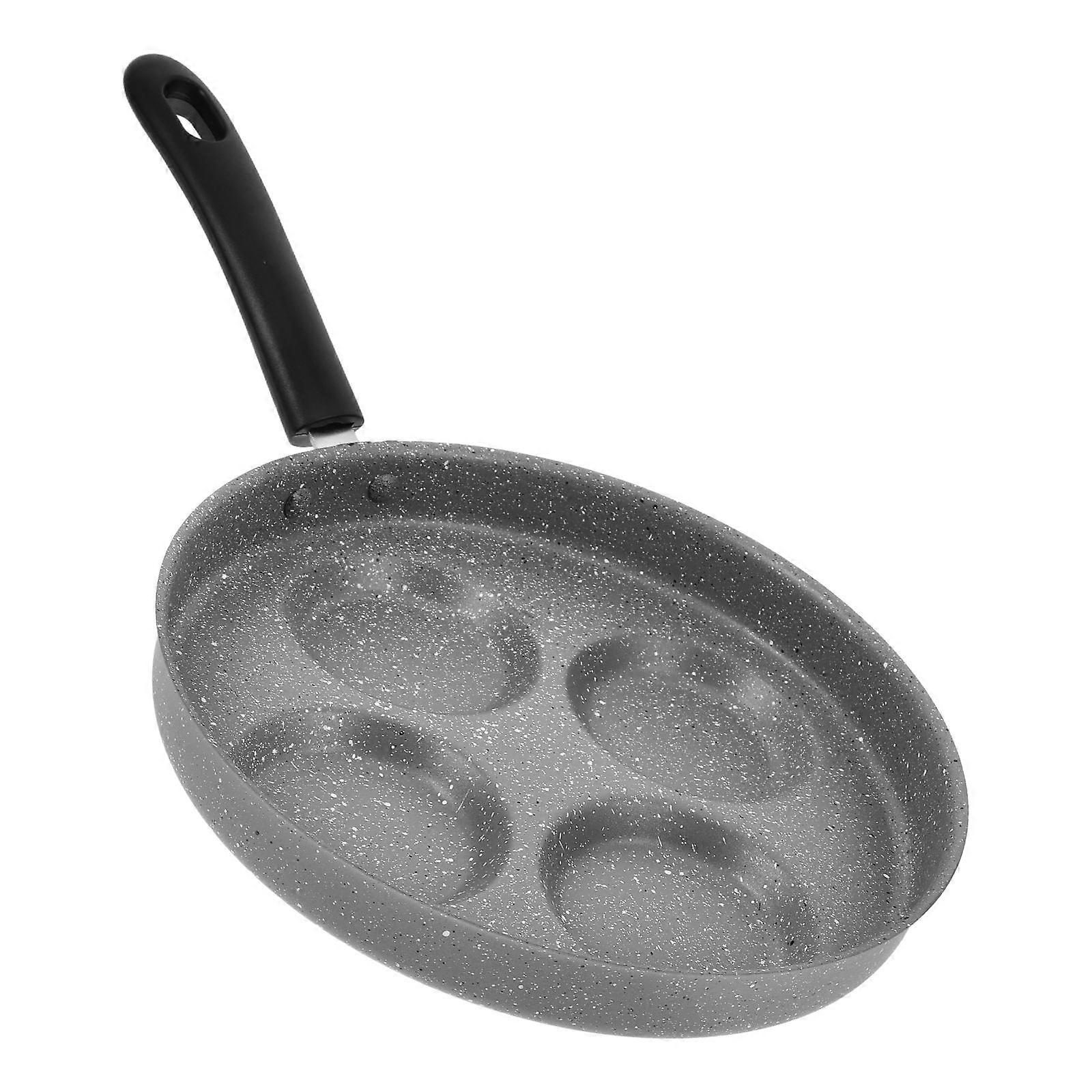 Breakfast Pancake Pan Nonstick For Households Waffle Making Universal Style 15.9×9.6×1.8in 1Pcs