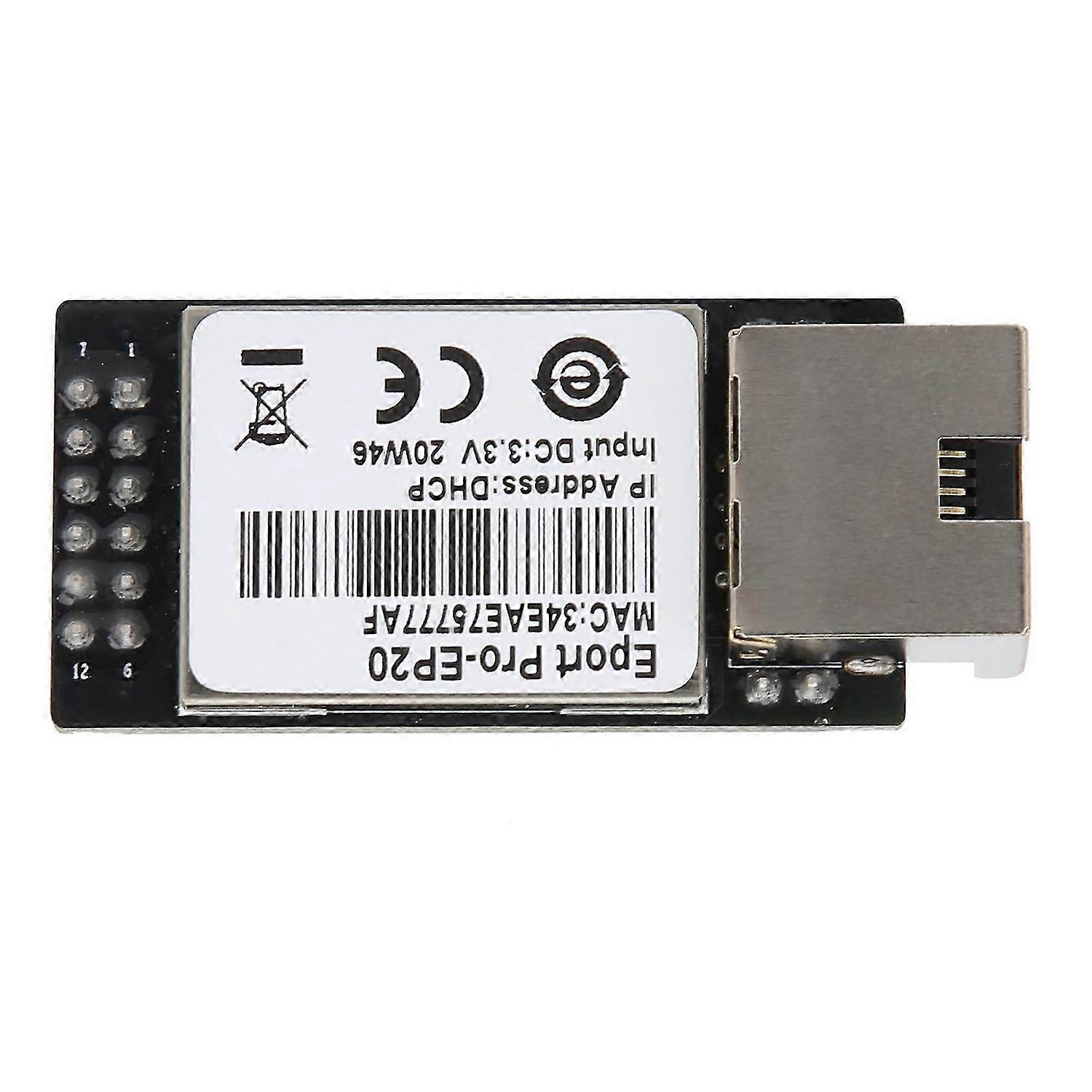 Serial para Ethernet Módulo TTL Servidor de Rede IndustrialGrade Porta de Rede para Sistema Linux