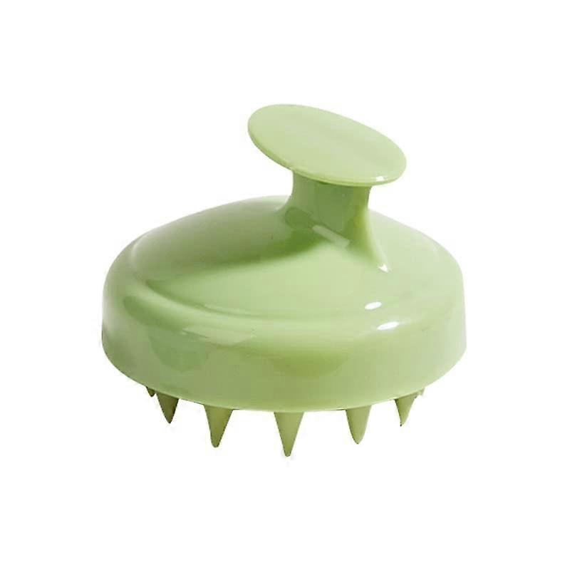 Scalp Brush, Soft Silicone Shampoo Massager for Scalp Cleansing, Hair Salon Use, Available in Blue and Green