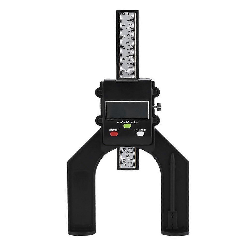 Digital Depth Gauge With LCD Display - Digital Altimeter 0-80mm Measuring Range For Object Height And Aperture Depth Measurement